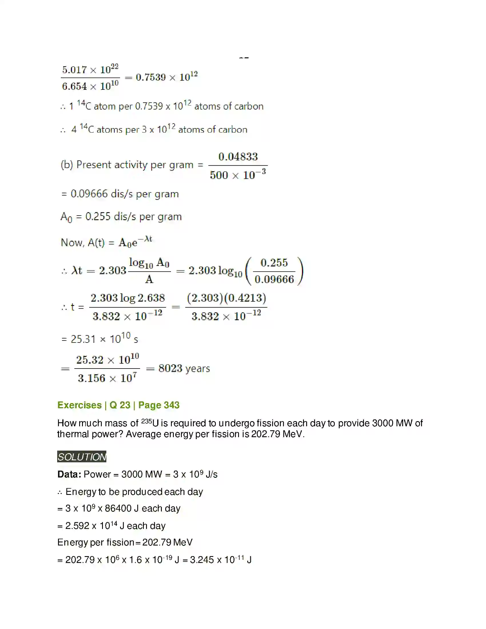 Maharashtra Board Class 12th Physics Structure of Atoms and Nuclei Solution 24