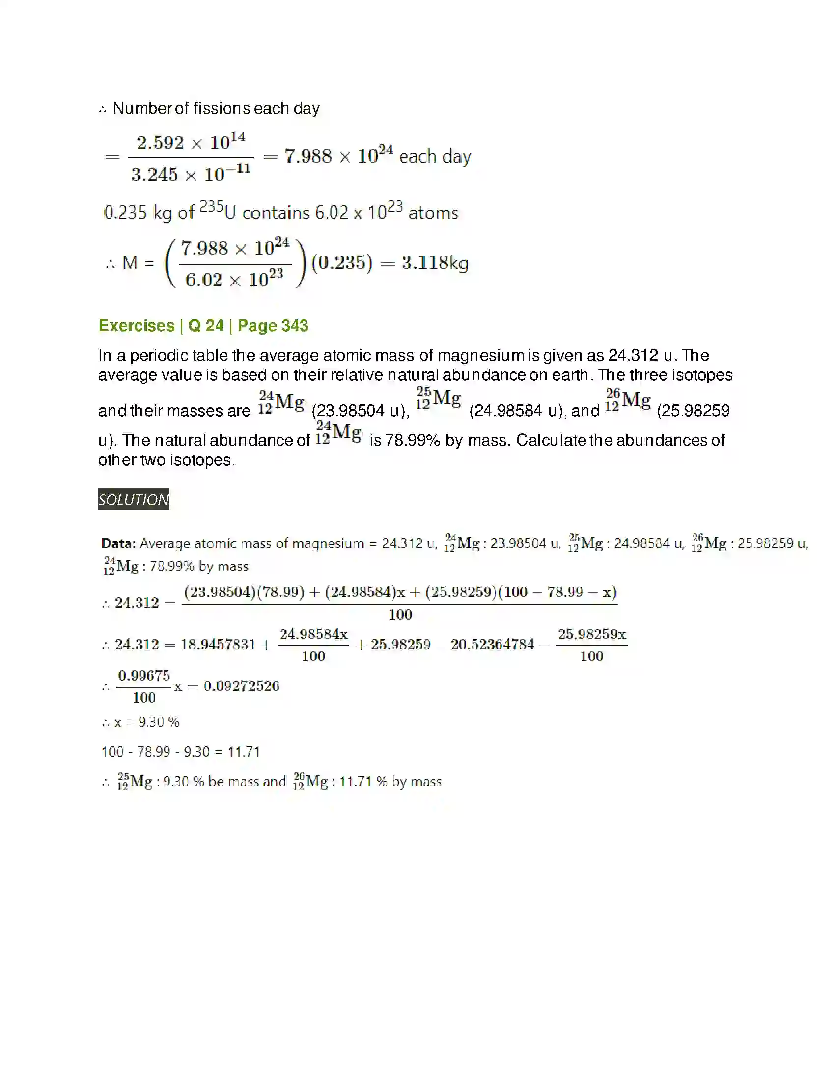 Maharashtra Board Class 12th Physics Structure of Atoms and Nuclei Solution 25