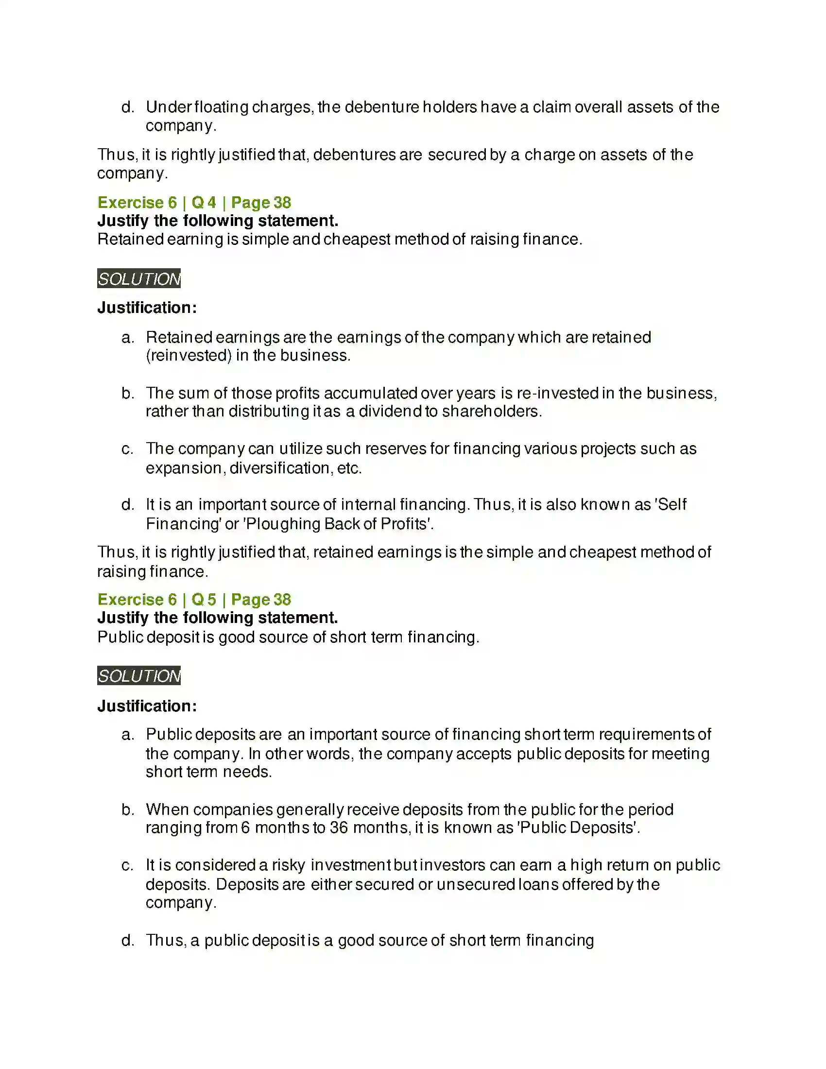 Maharashtra Board Class 12th Secretarial Practice Sources of Corporate Finance Solution 28