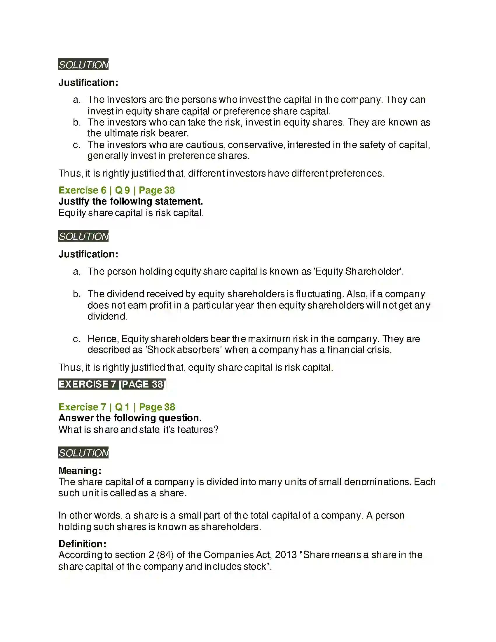 Maharashtra Board Class 12th Secretarial Practice Sources of Corporate Finance Solution 30