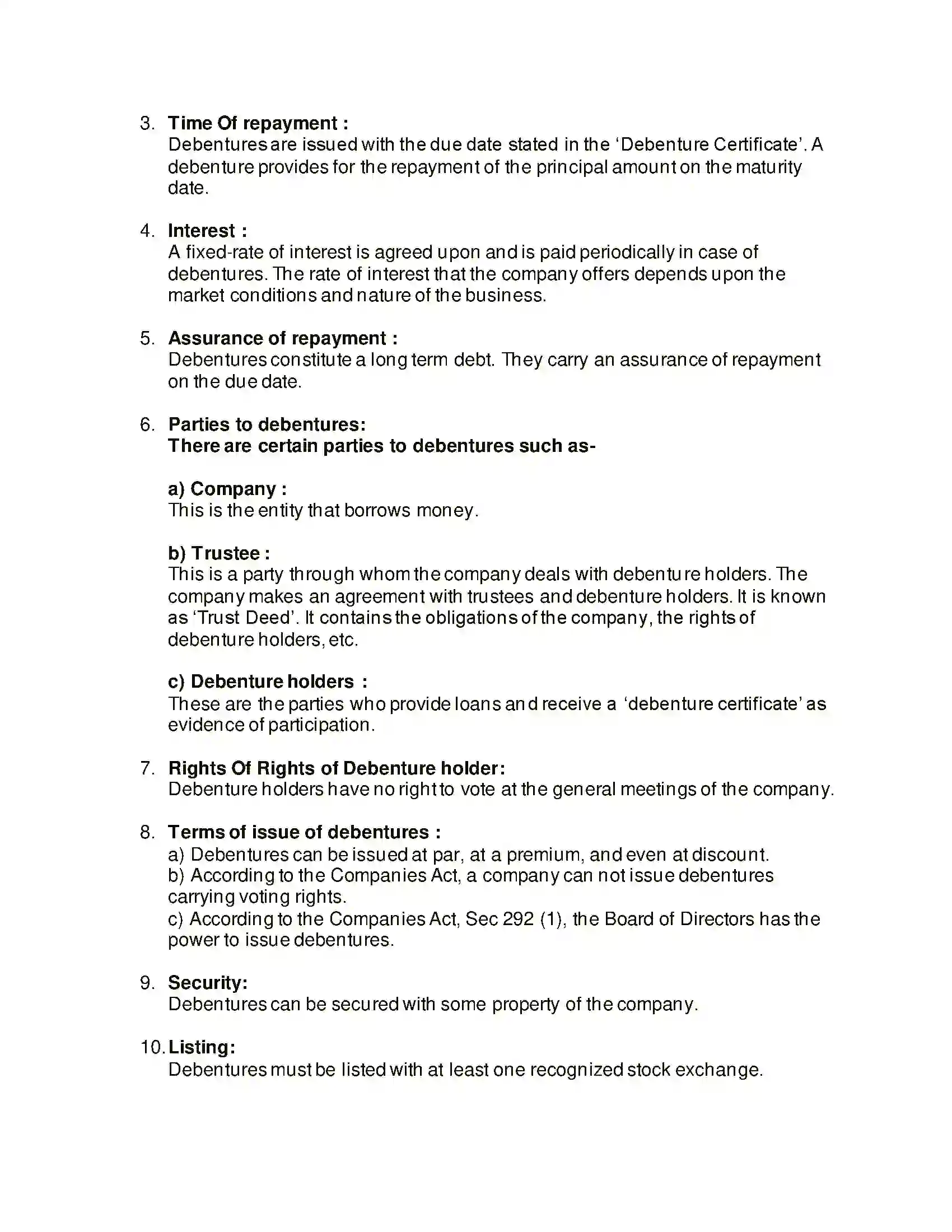 Maharashtra Board Class 12th Secretarial Practice Sources of Corporate Finance Solution 38