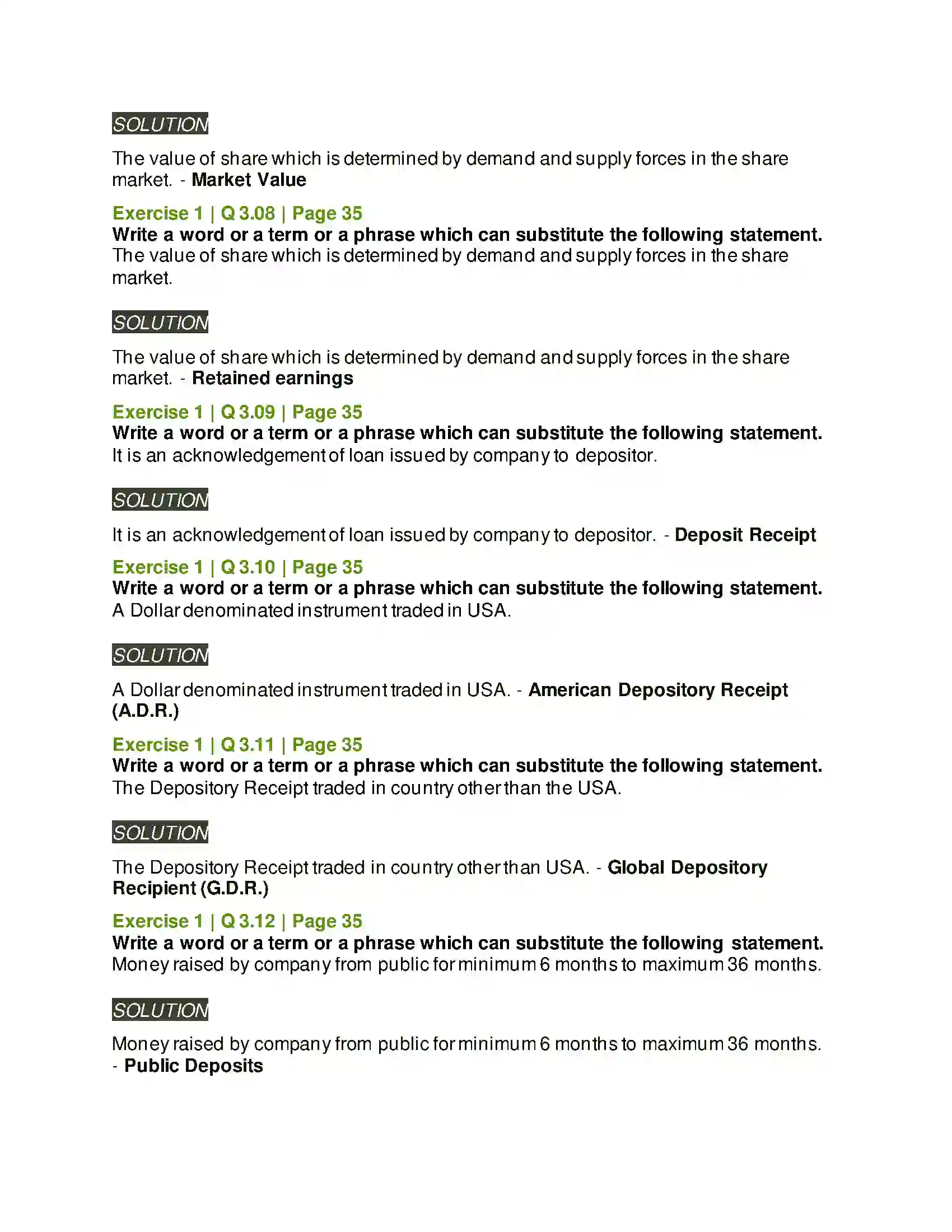 Maharashtra Board Class 12th Secretarial Practice Sources of Corporate Finance Solution 7