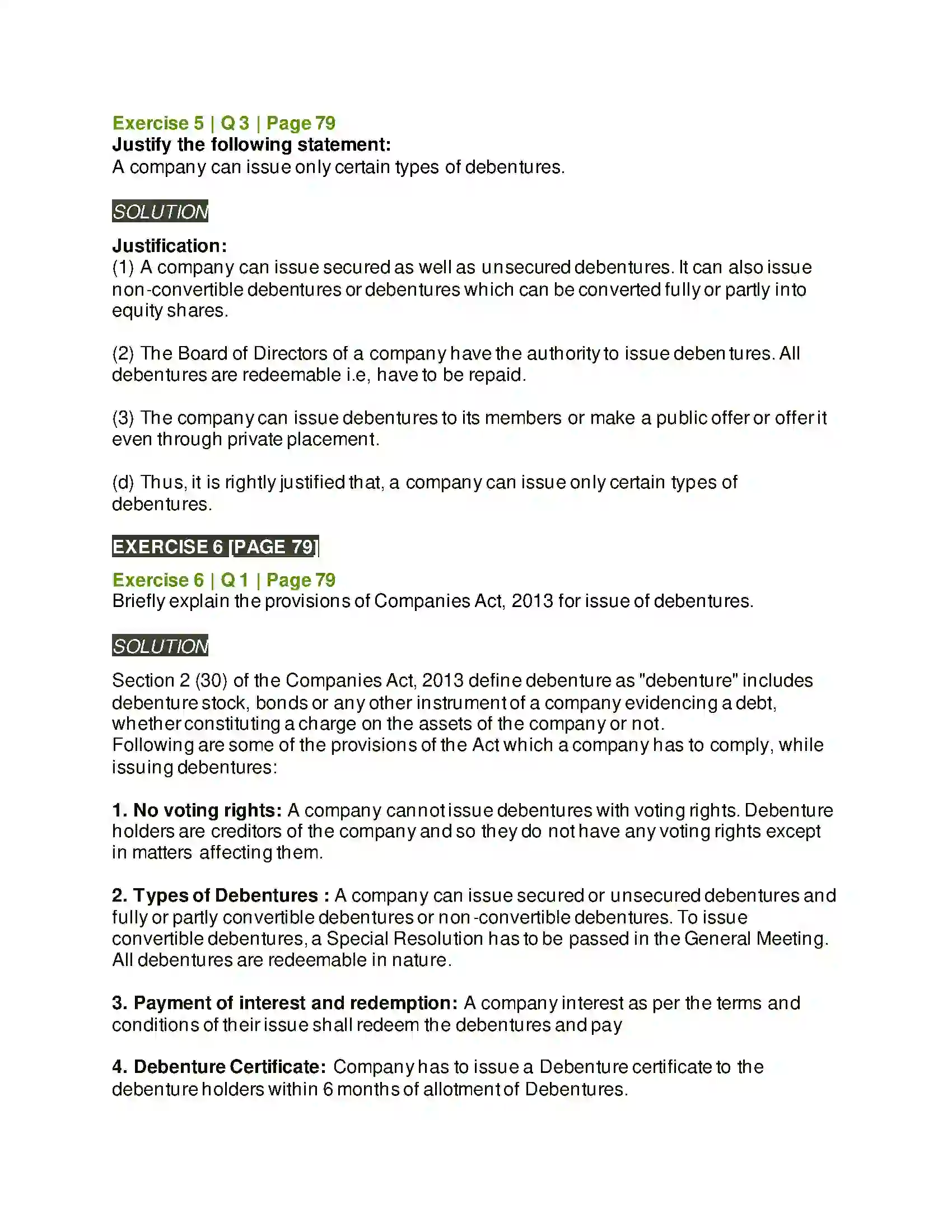Maharashtra Board Class 12th Secretarial Practice Issue of Debentures Solution 23