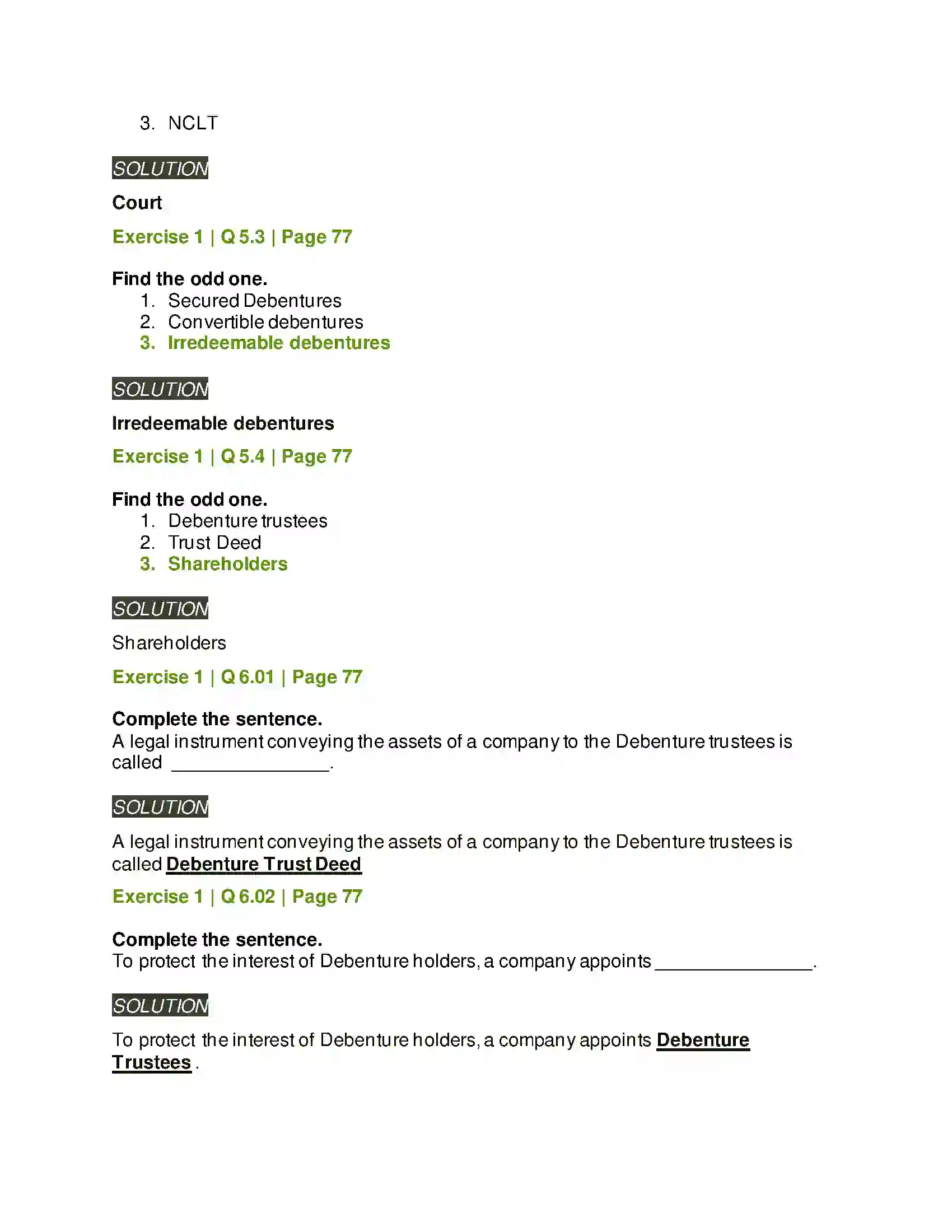 Maharashtra Board Class 12th Secretarial Practice Issue of Debentures Solution 9