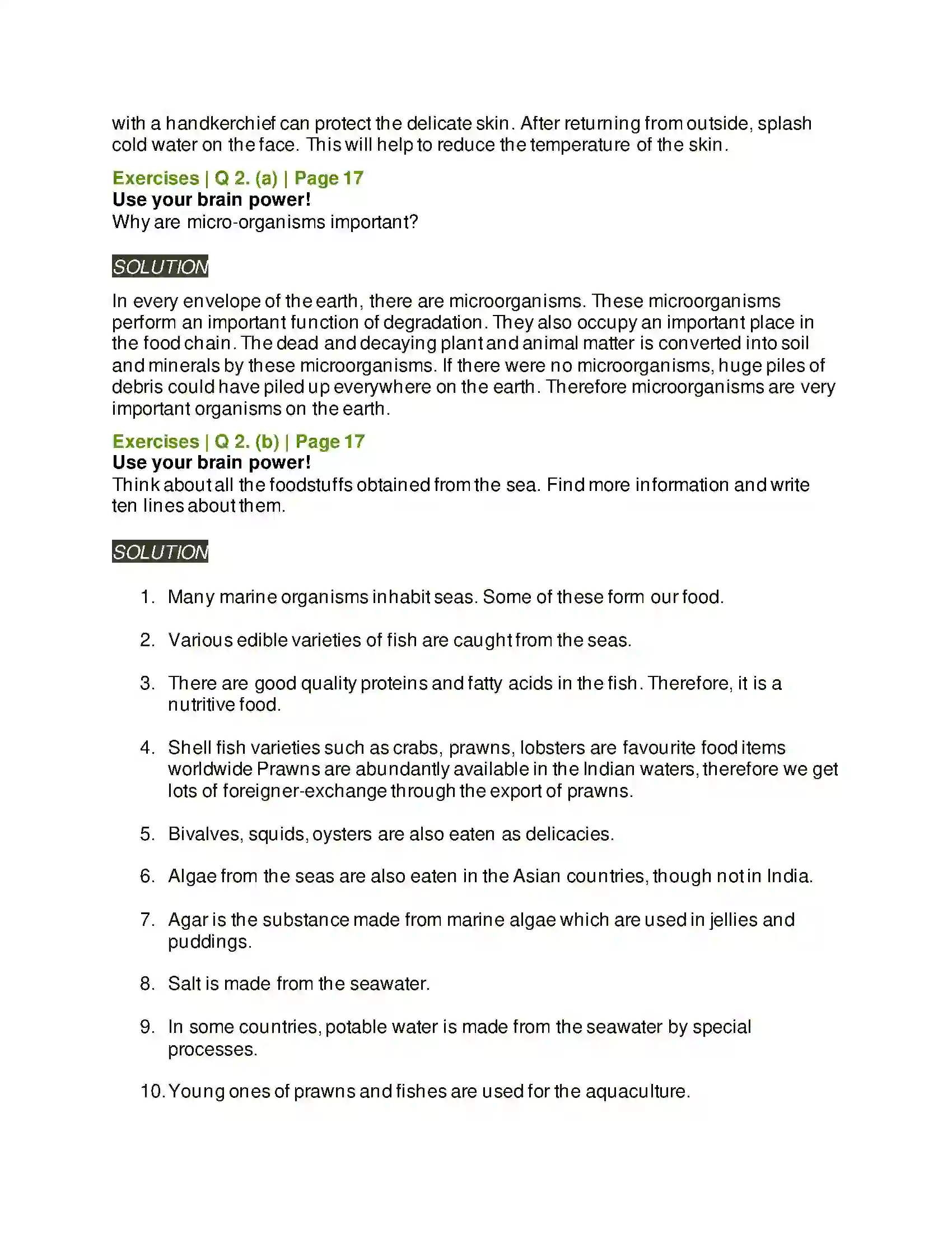 Maharashtra Board Class 5th Environmental Studies - 1 The Earth and Its Living World Solution 3