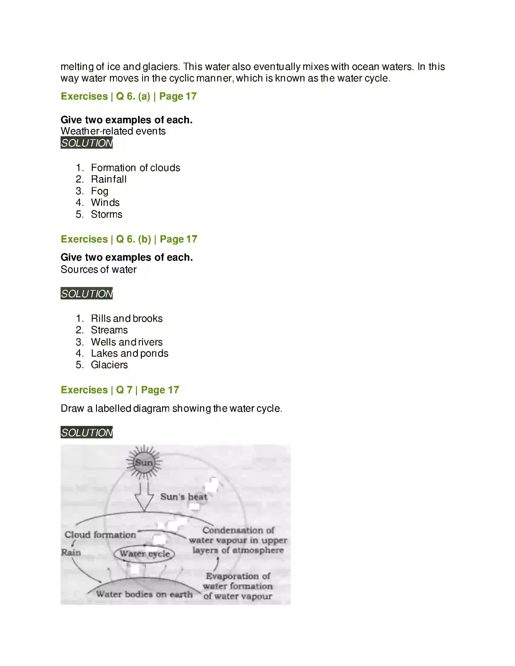 Maharashtra Board Class 5th Environmental Studies - 1 The Earth and Its Living World Solution 6