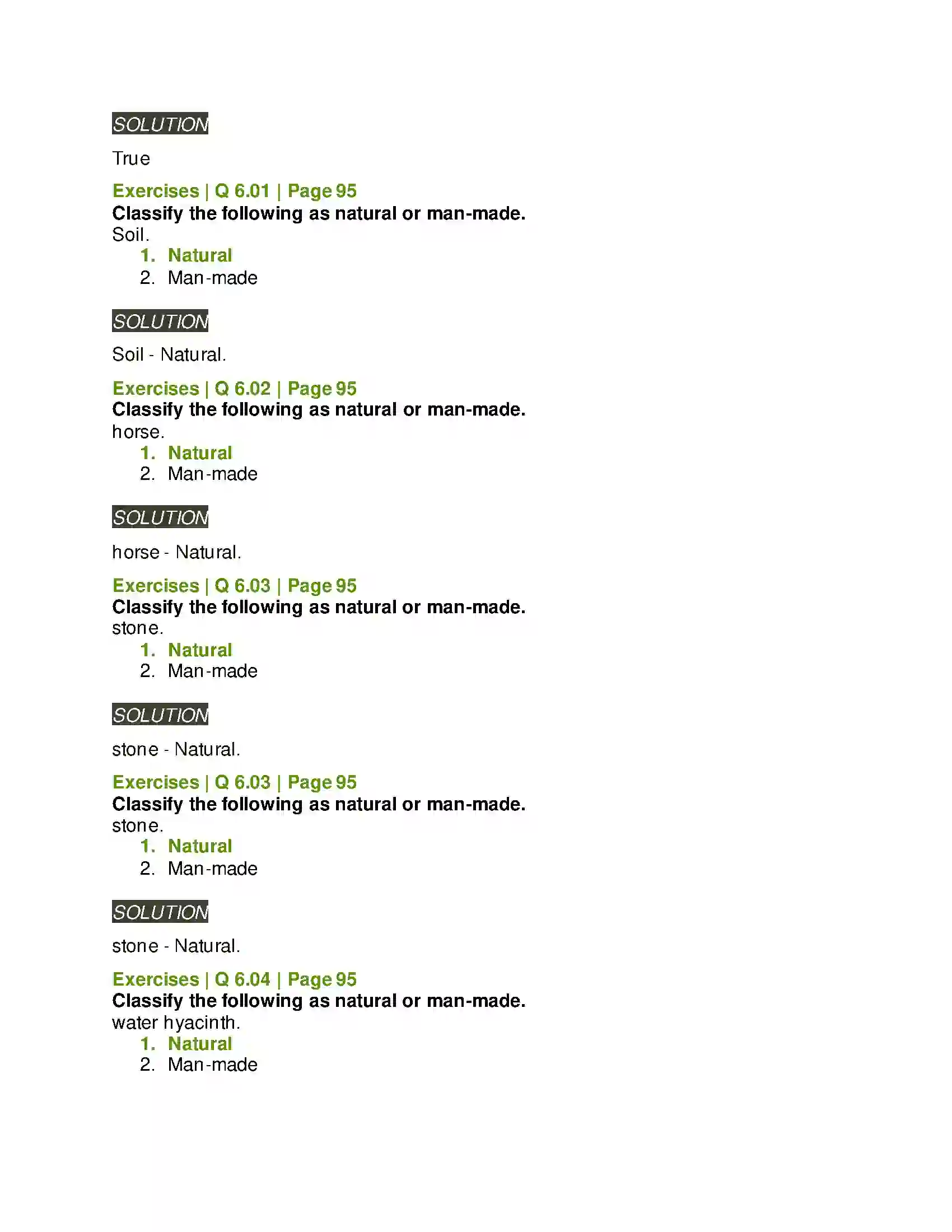Maharashtra Board Class 5th Environmental Studies - 1 The Environment and Us Solution 5