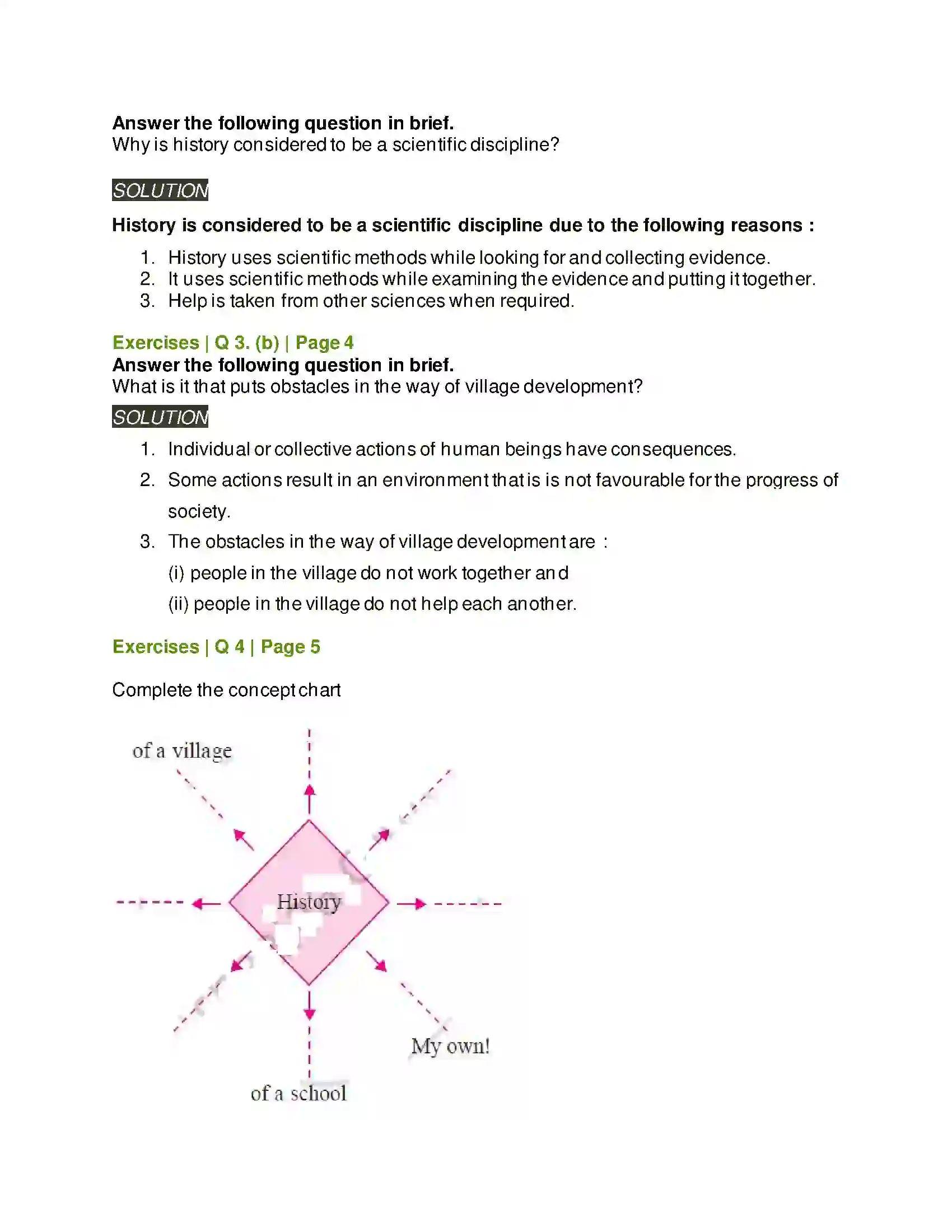 Maharashtra Board Class 5th Environmental Studies - 2 What is History Solution 2