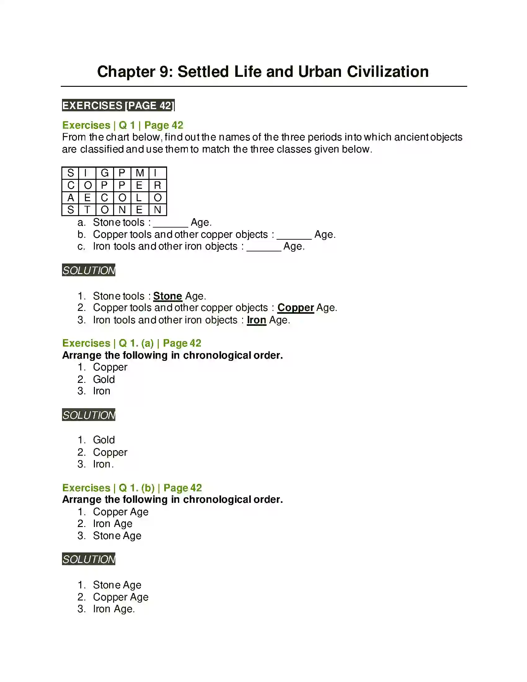Maharashtra Board Class 5th Environmental Studies - 2 Settled Life and Urban Civilization Solution 1