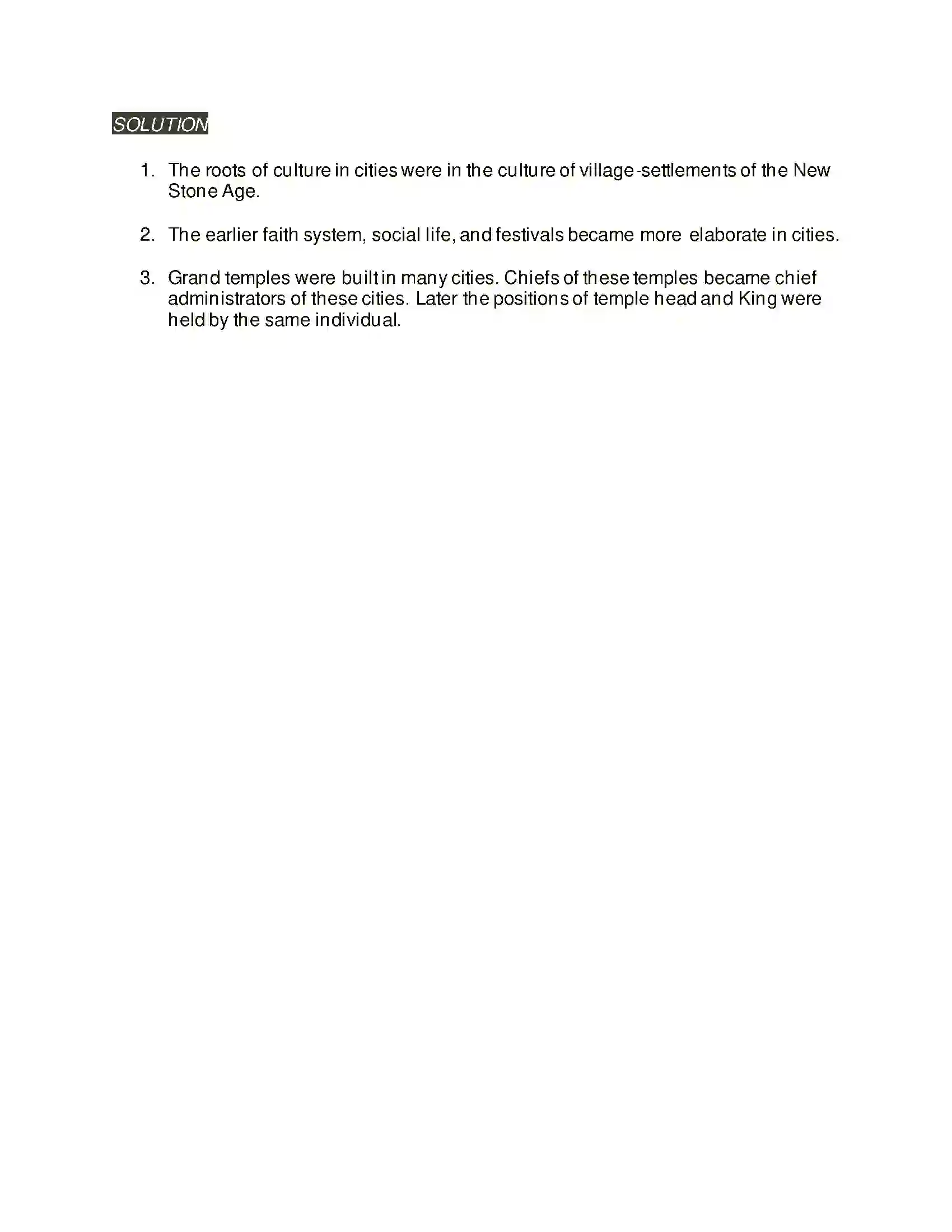 Maharashtra Board Class 5th Environmental Studies - 2 Settled Life and Urban Civilization Solution 3