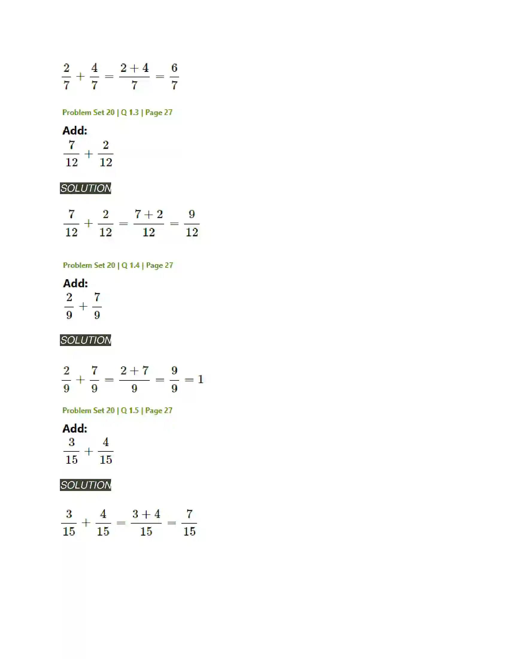 Maharashtra Board Class 5th Mathematics Fractions Solution 17