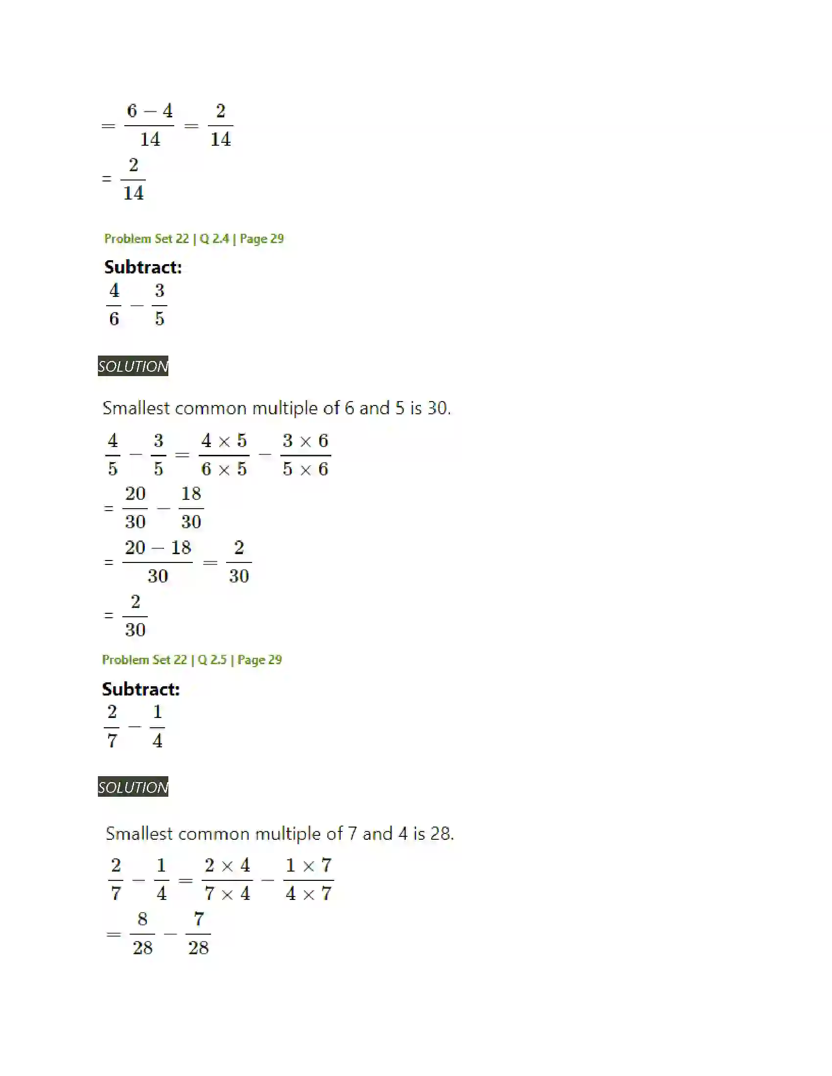 Maharashtra Board Class 5th Mathematics Fractions Solution 26