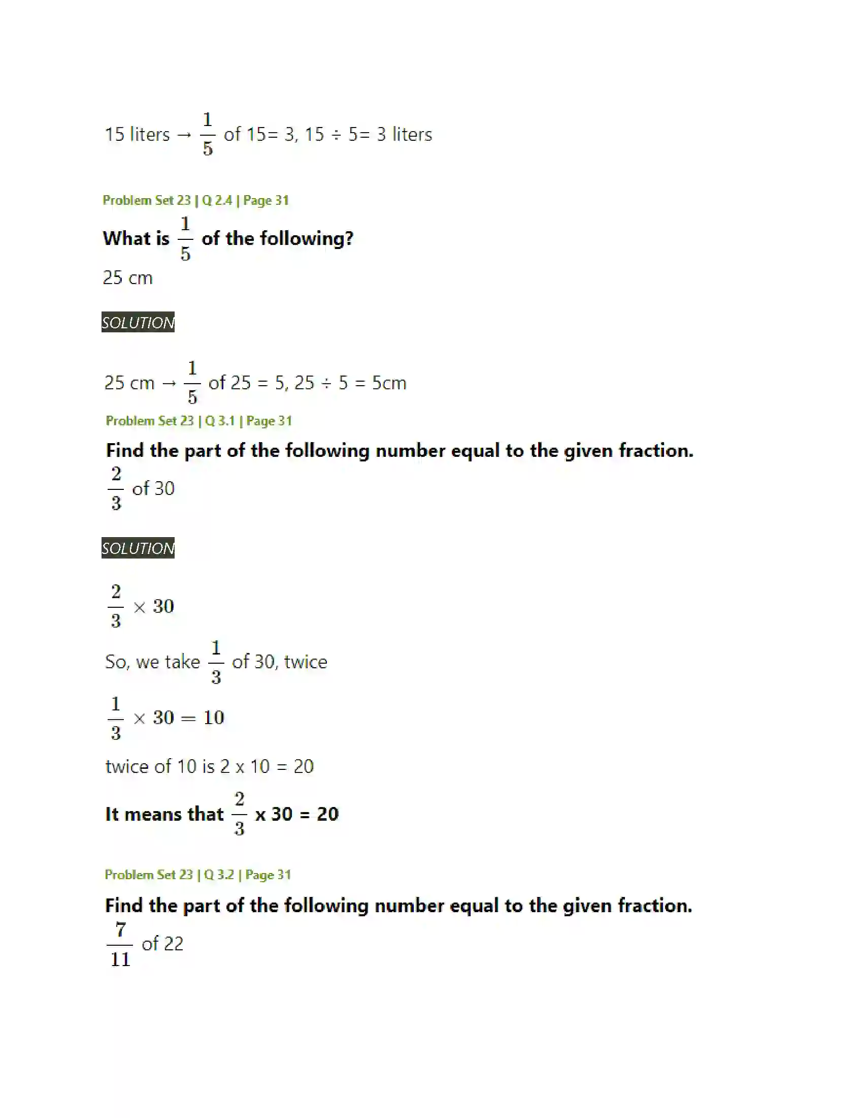 Maharashtra Board Class 5th Mathematics Fractions Solution 29