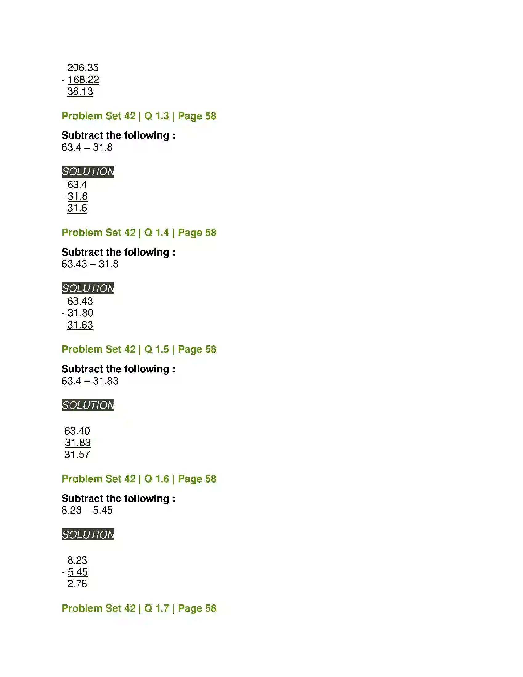 Maharashtra Board Class 5th Mathematics Decimal Fractions Solution 16