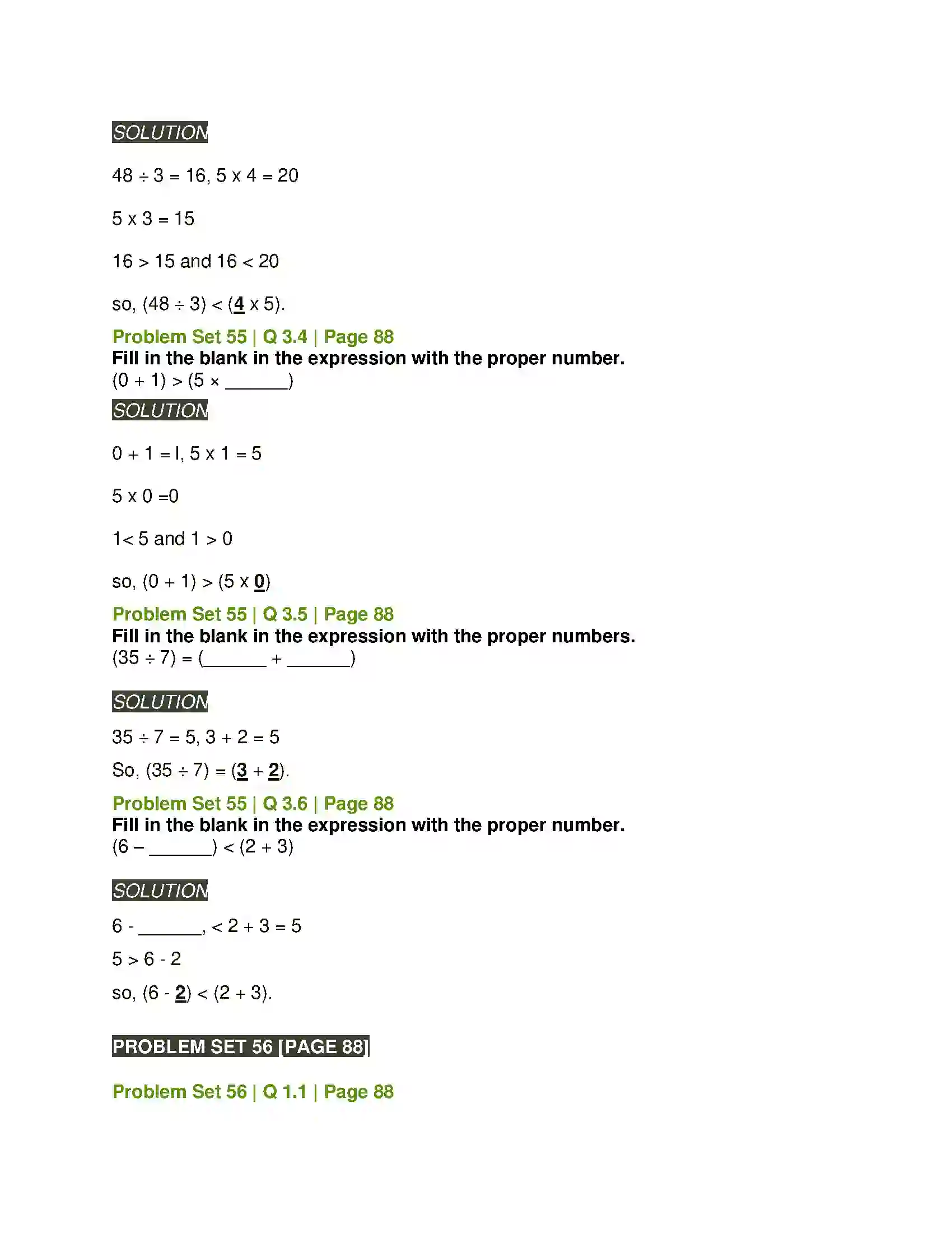Maharashtra Board Class 5th Mathematics Preparation for Algebra Solution 5
