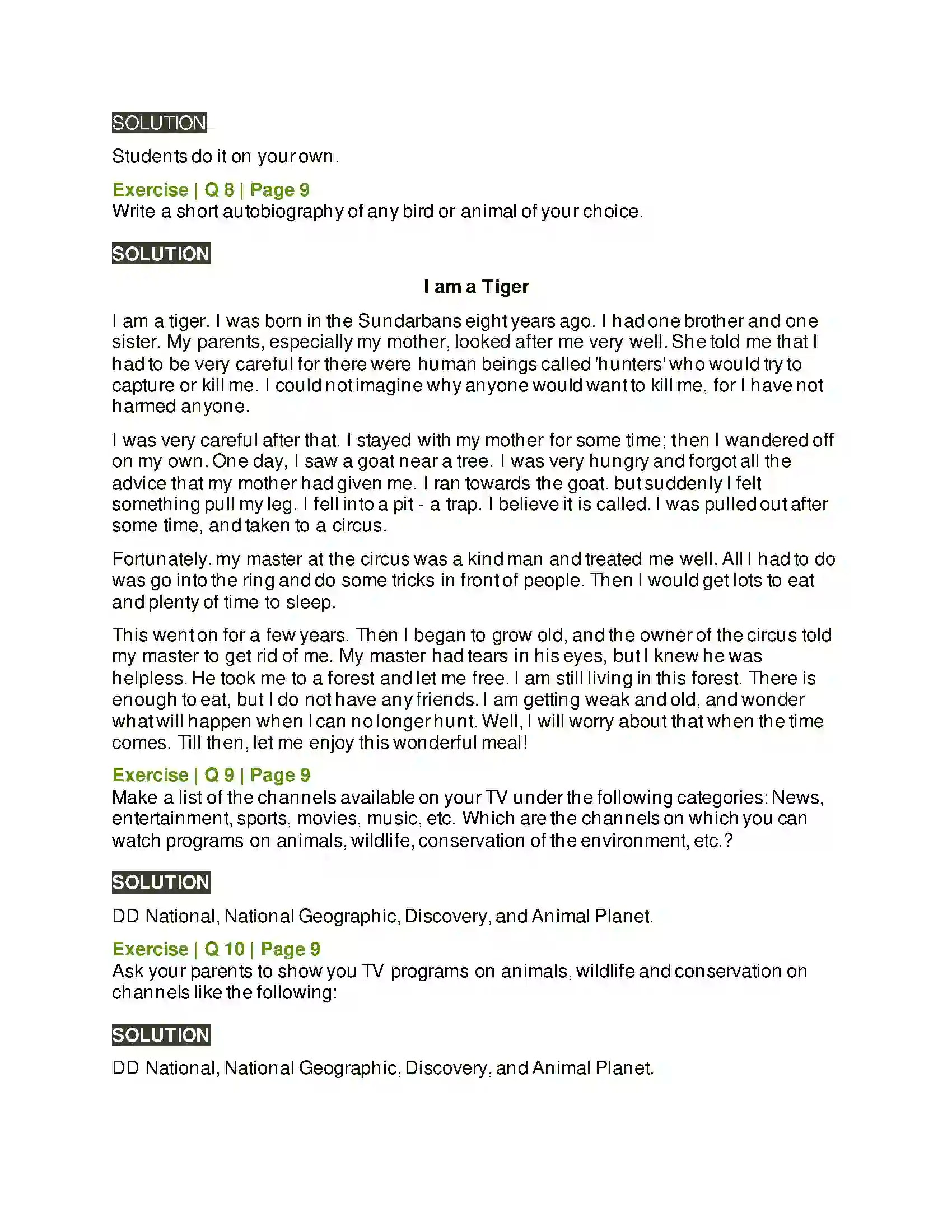 Maharashtra Board Class 6th English 1.3 Autobiography of a Great Indian Bustard Solution 4