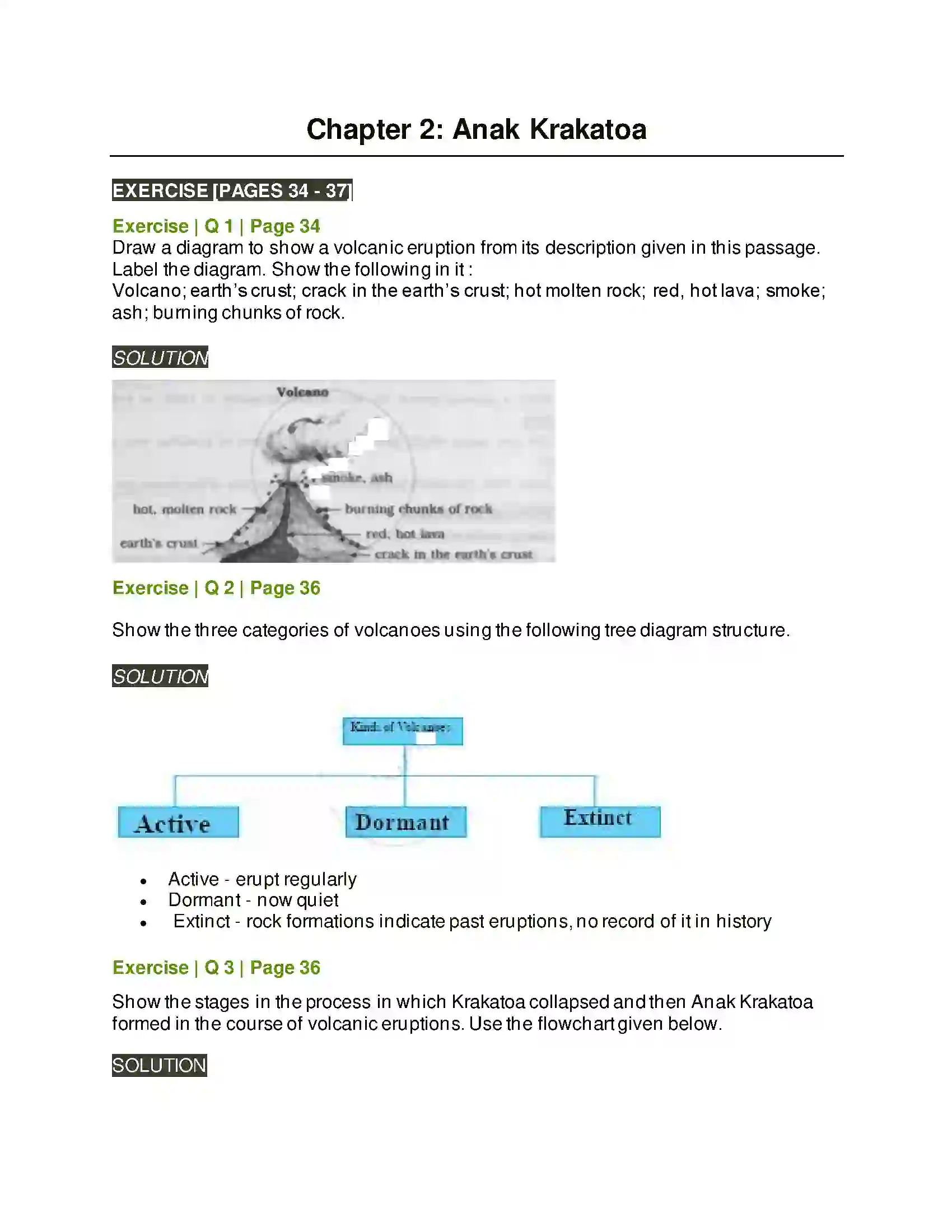 Maharashtra Board Class 6th English 2.4 Anak Krakatoa Solution 1