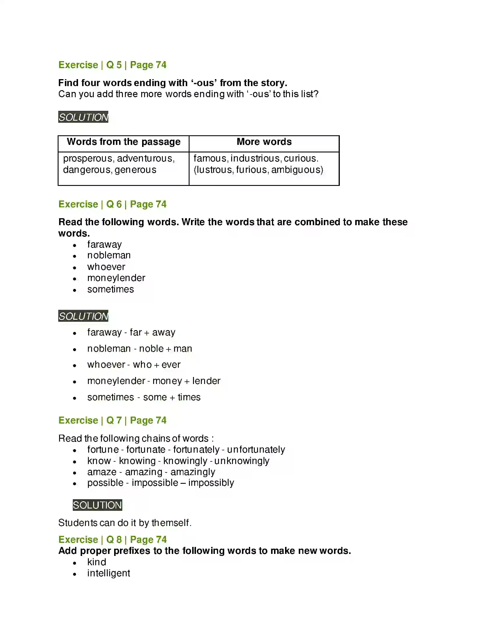Maharashtra Board Class 6th English 3.6 The Merchant of Venice Solution 5