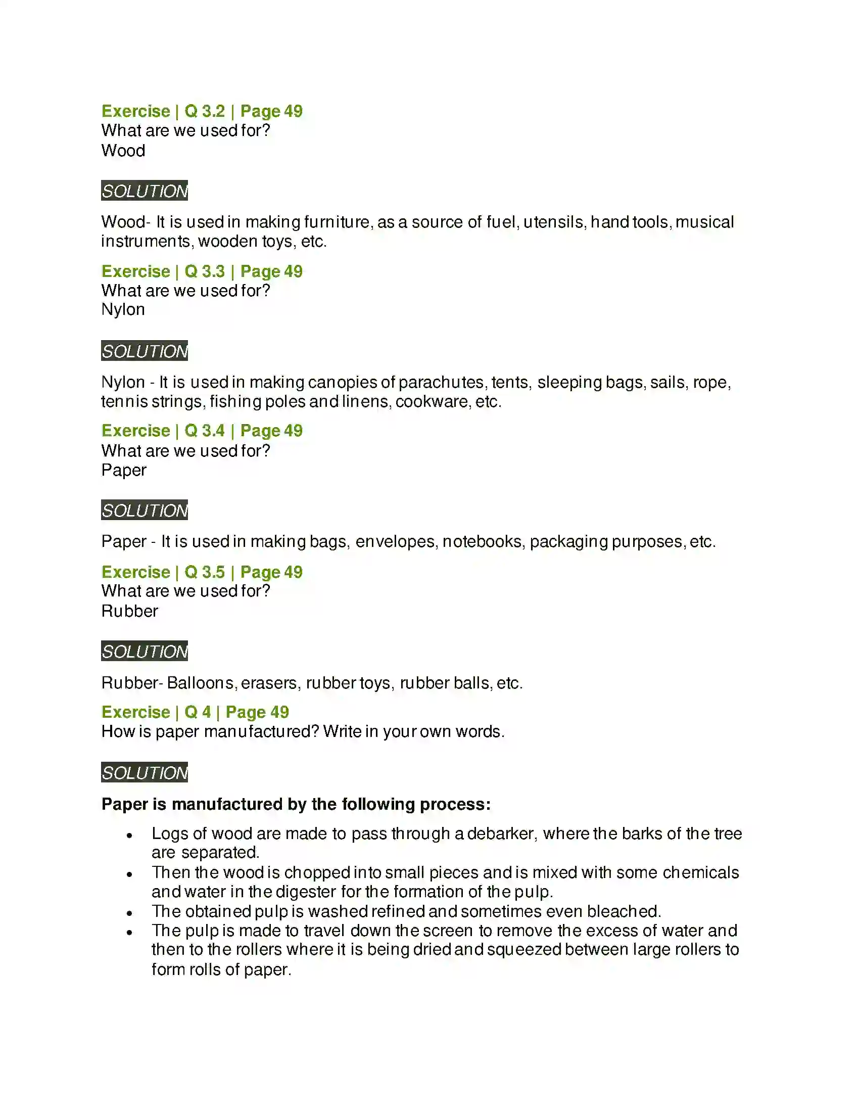 Maharashtra Board Class 6th General Science Substances in Daily Use Solution 3