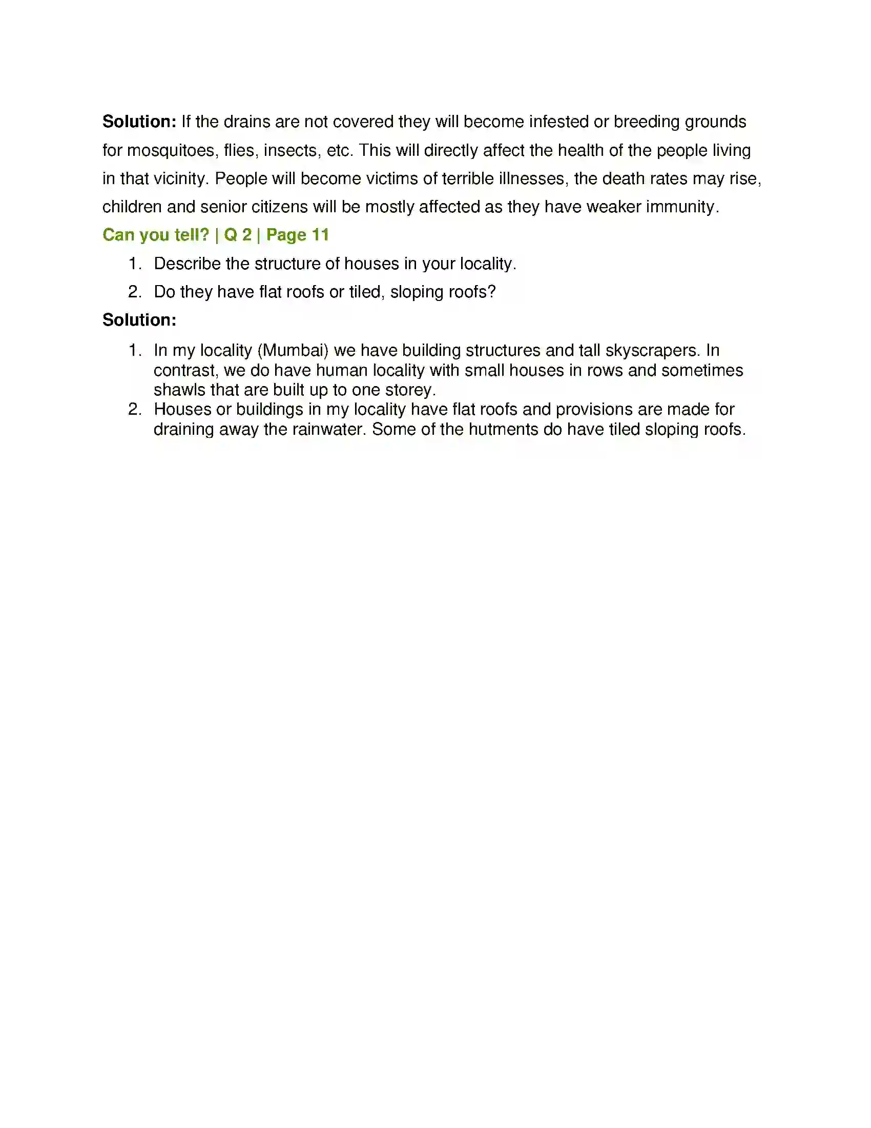Maharashtra Board Class 6th History and Civics The Harappan Civilization Solution 3