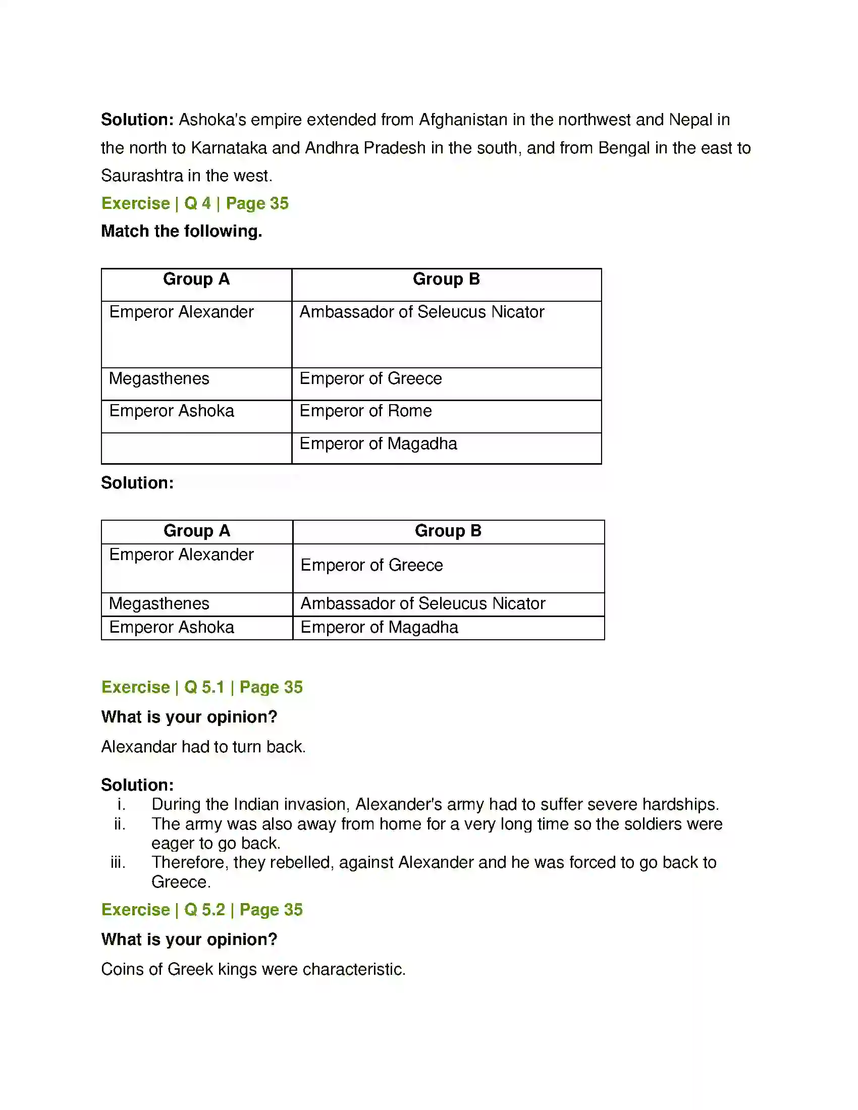 Maharashtra Board Class 6th History and Civics India During the Maurya Period Solution 3
