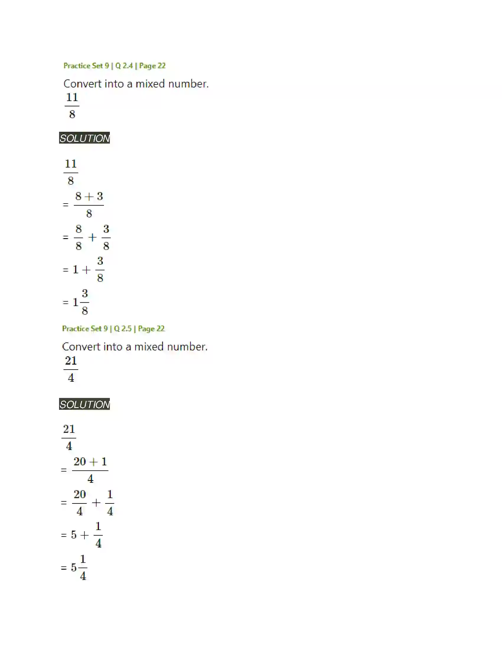 Maharashtra Board Class 6th Mathematics Operations on Fractions Solution 5