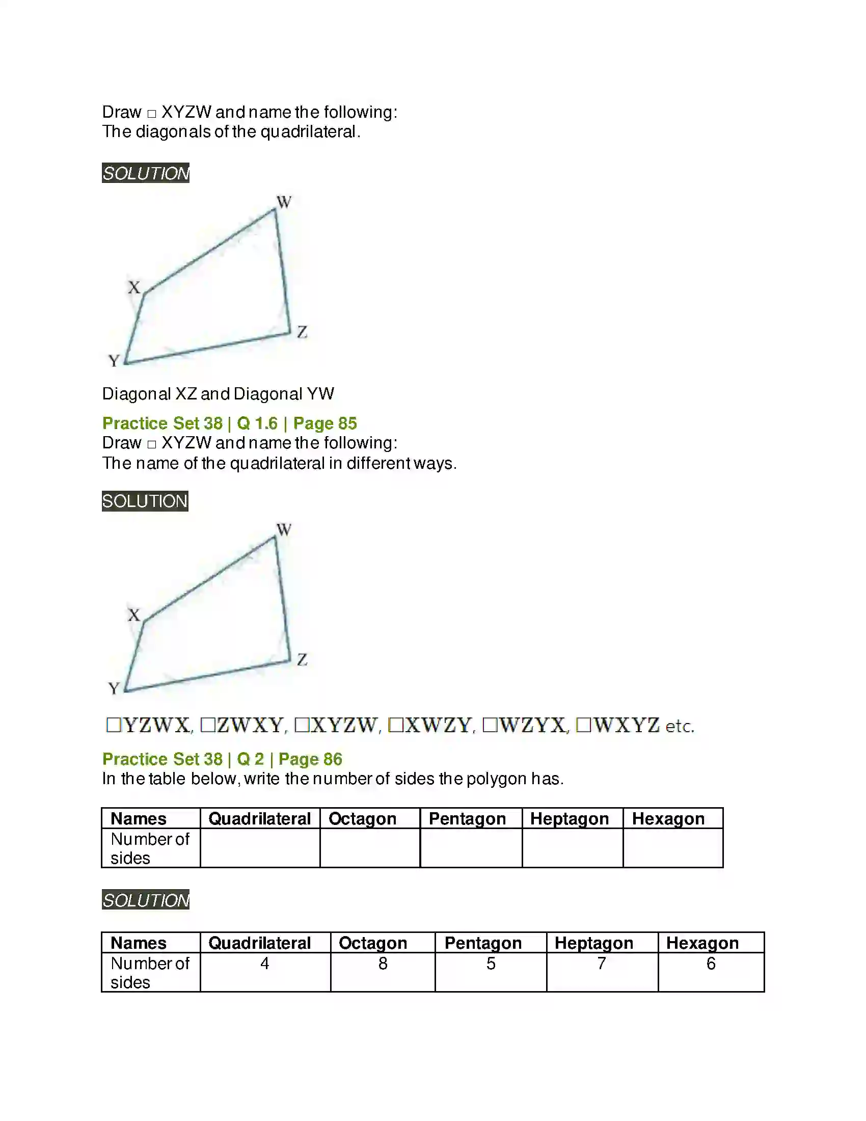 Maharashtra Board Class 6th Mathematics Quadrilaterals Solution 4