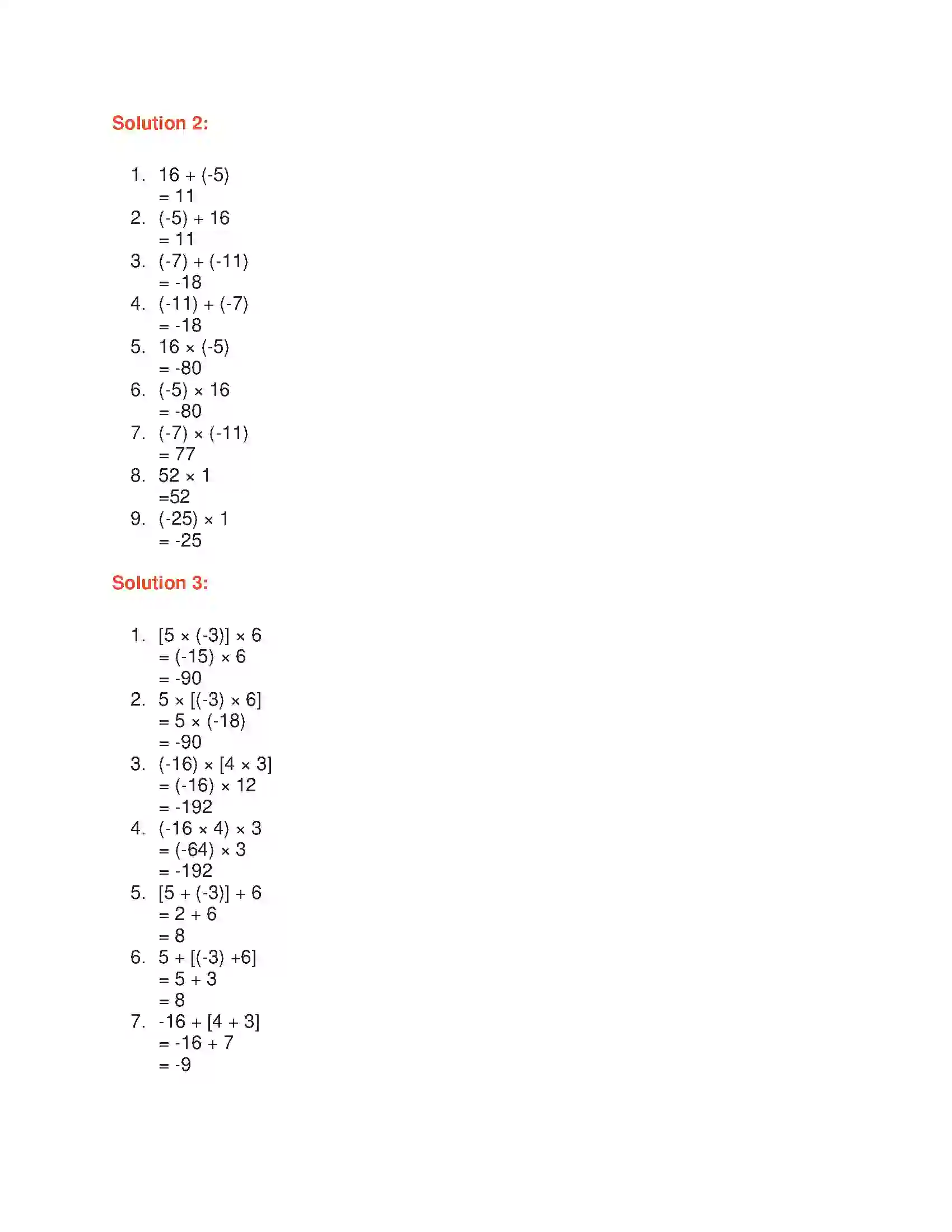 Maharashtra Board Class 6th Mathematics Integers Solution 13