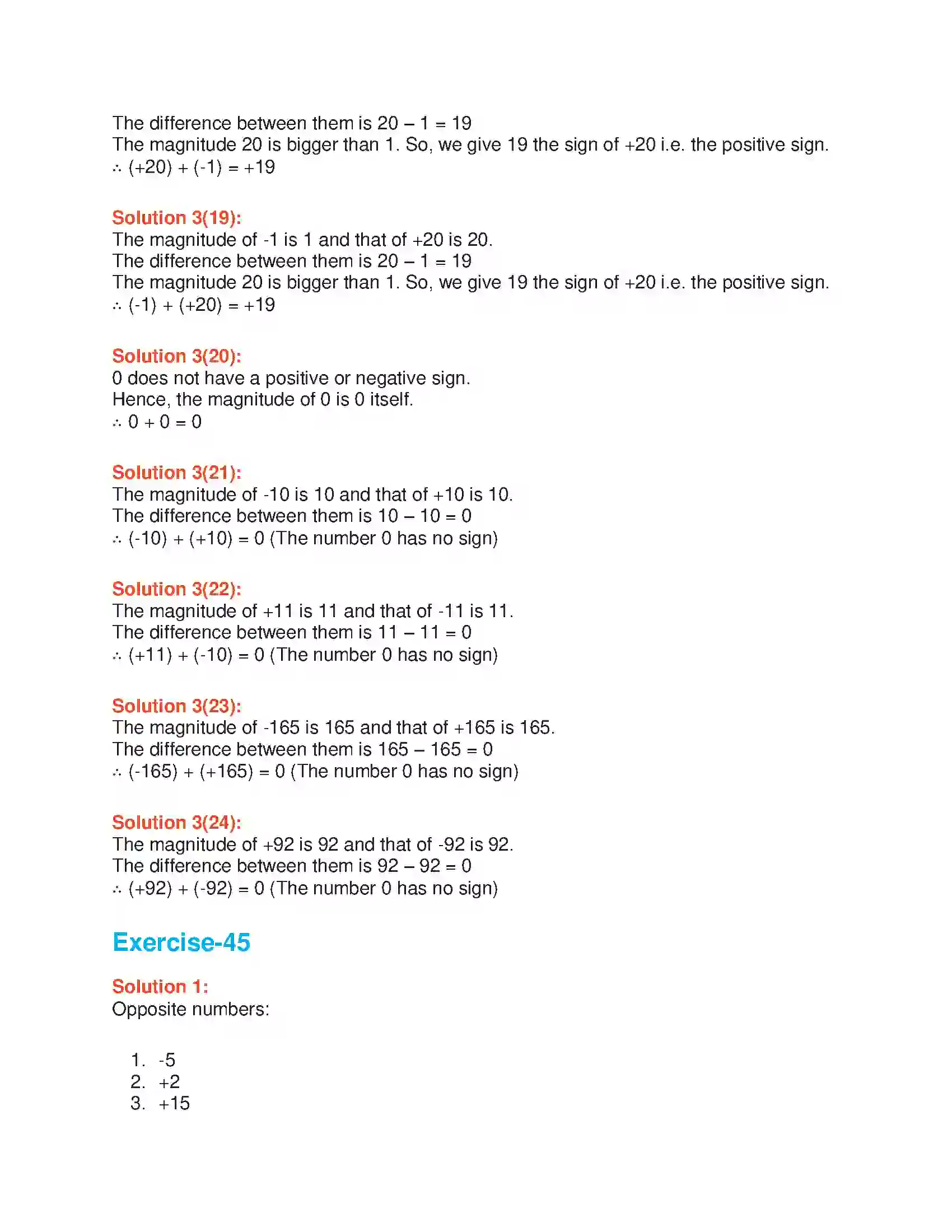Maharashtra Board Class 6th Mathematics Integers Solution 7