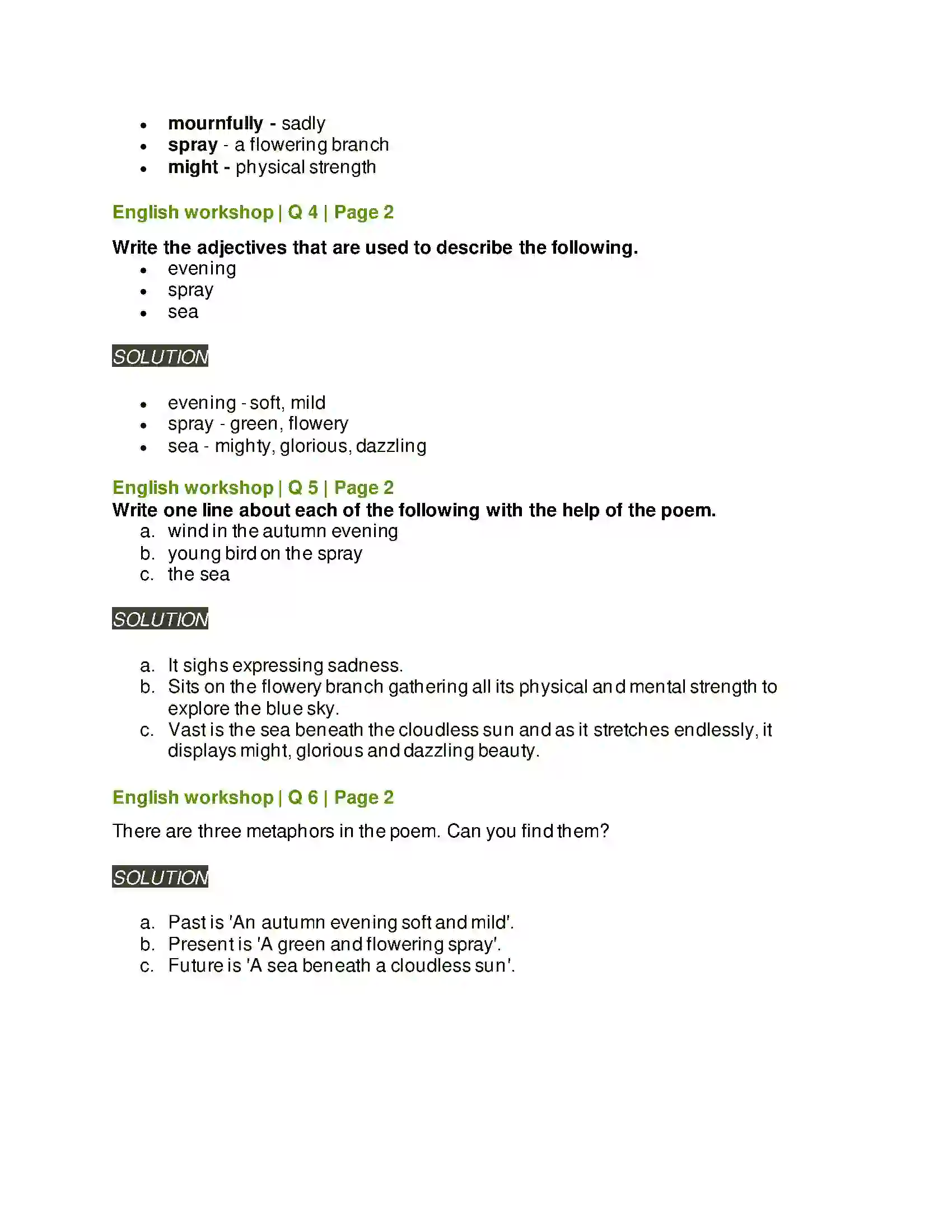 Maharashtra Board Class 7th English Past, Present, Future Solution 2