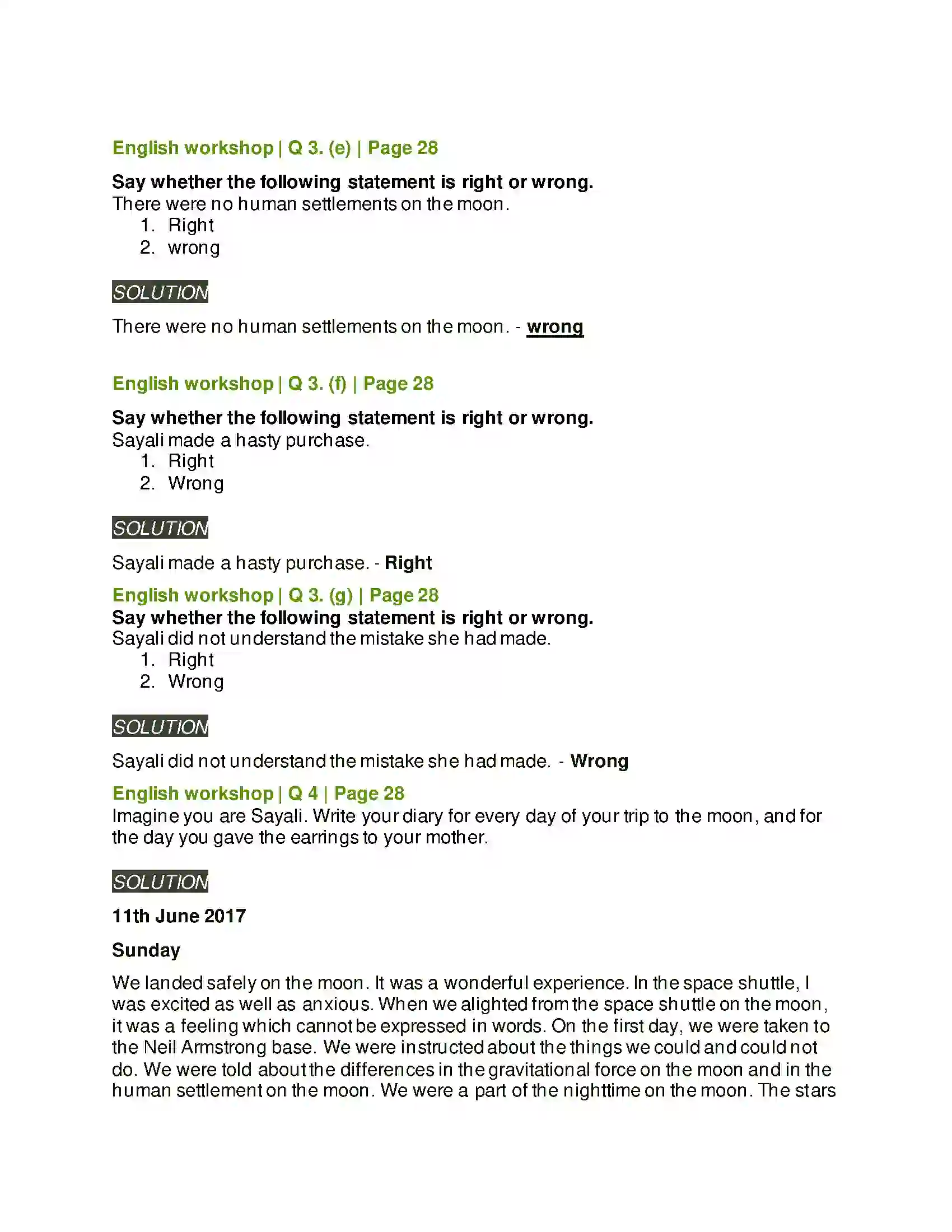 Maharashtra Board Class 7th English The Souvenir Solution 3