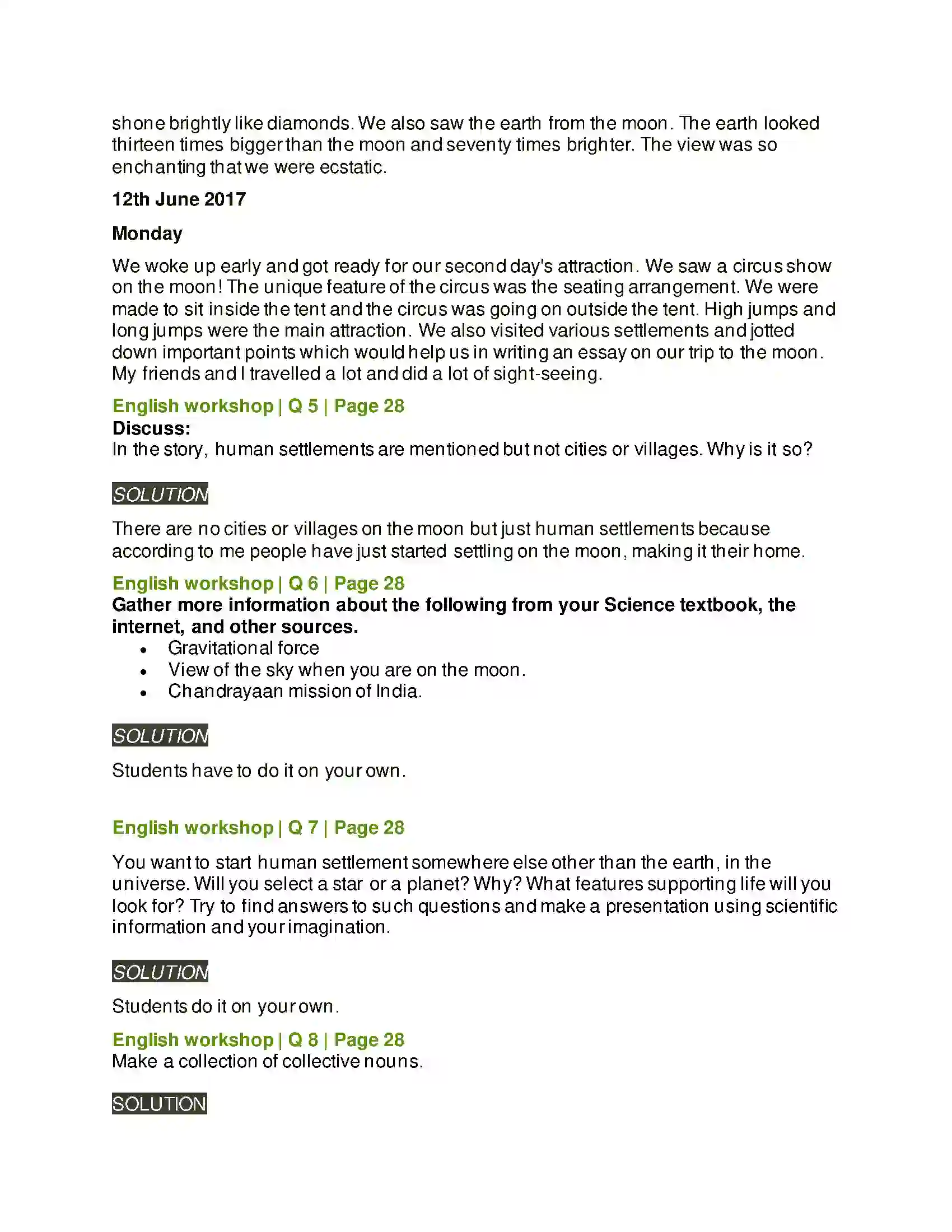 Maharashtra Board Class 7th English The Souvenir Solution 4