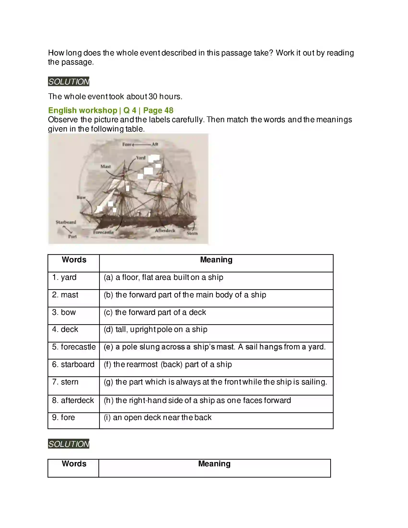 Maharashtra Board Class 7th English Chasing the Sea Monster Solution 2
