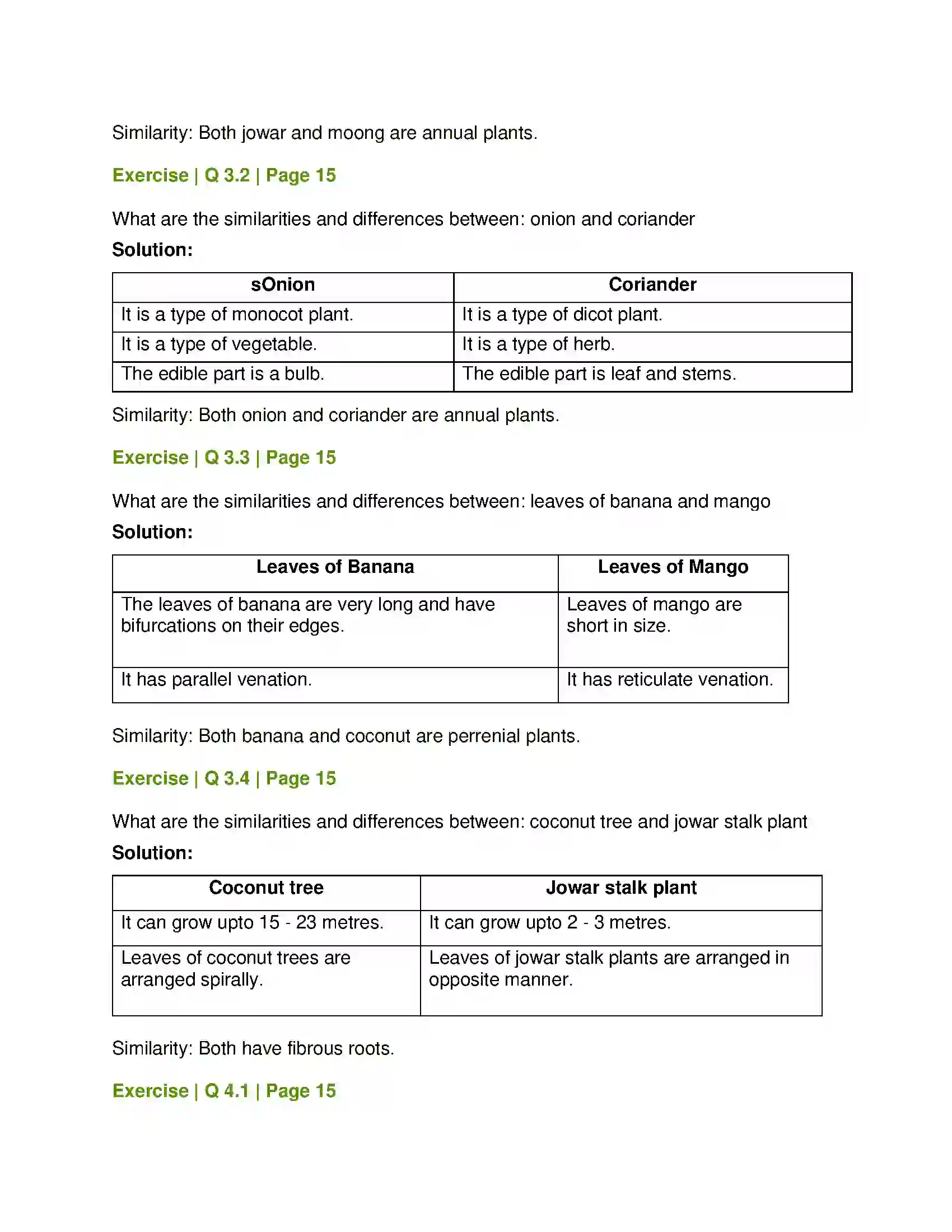 Maharashtra Board Class 7th General Science Plants Structure and Function Solution 3