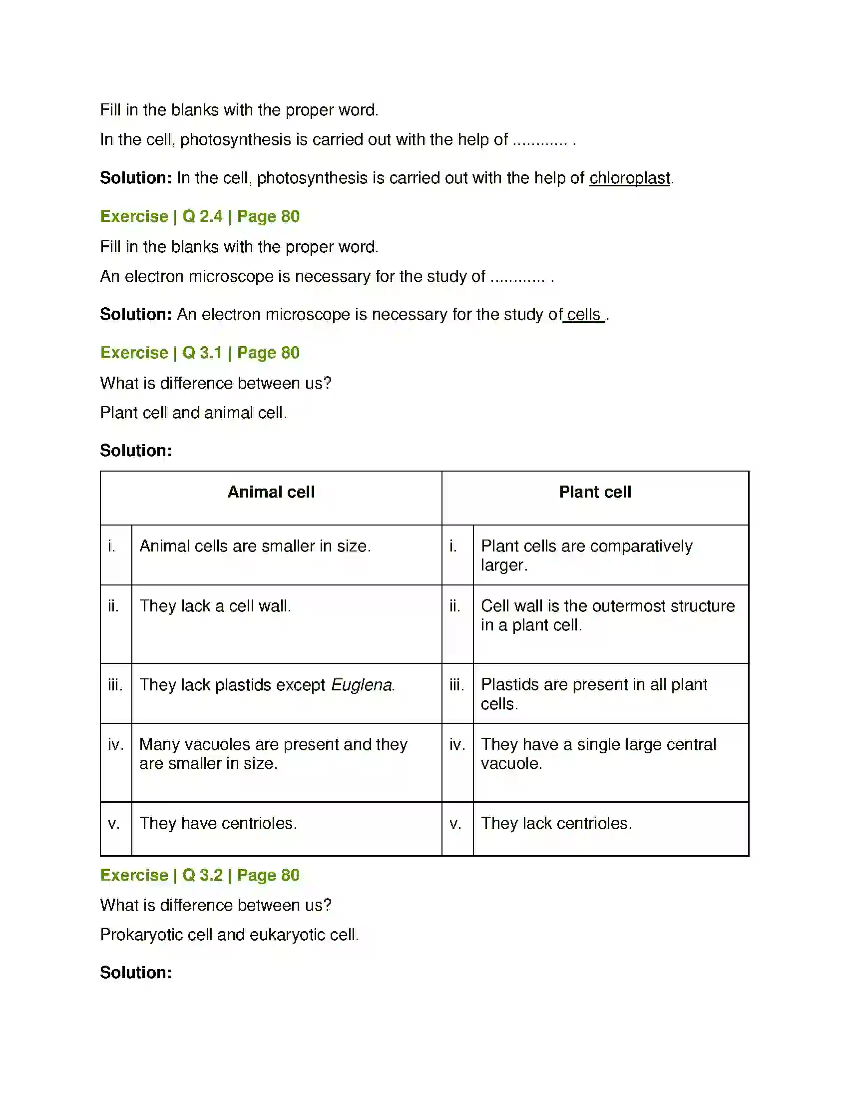 Maharashtra Board Class 7th General Science Cell Structure and Micro-organisms Solution 3