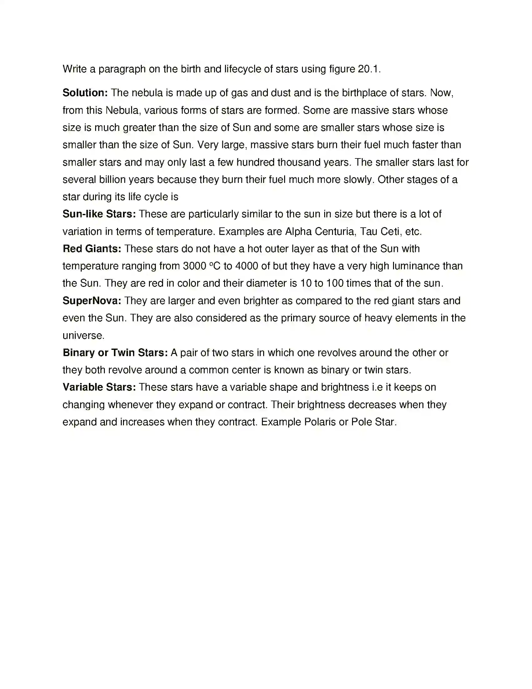 Maharashtra Board Class 7th General Science In the World of Stars Solution 4