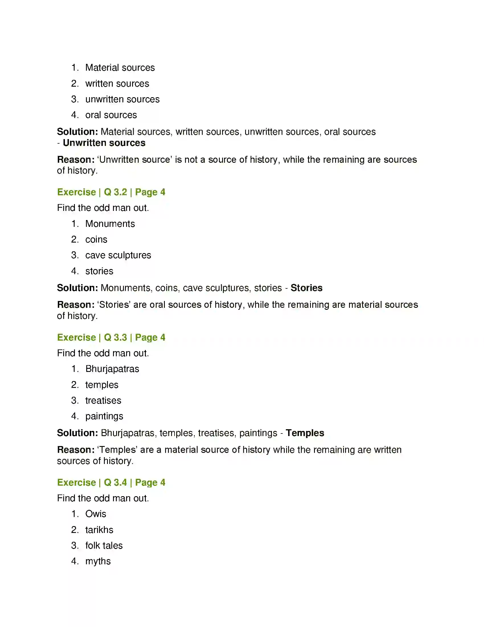 Maharashtra Board Class 7th History and Civics Sources of History Solution 2