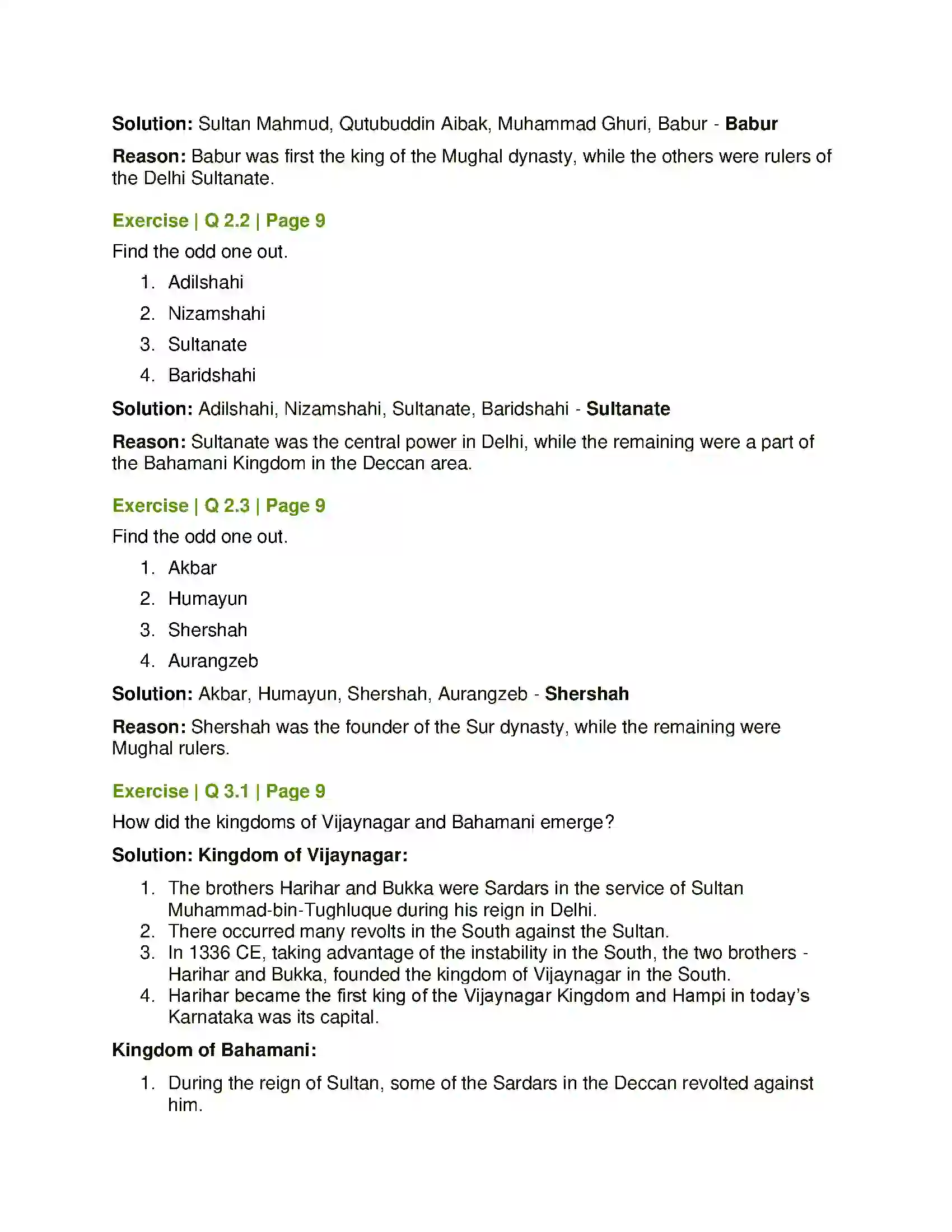 Maharashtra Board Class 7th History and Civics India before the Times of Shivaji Maharaj Solution 2
