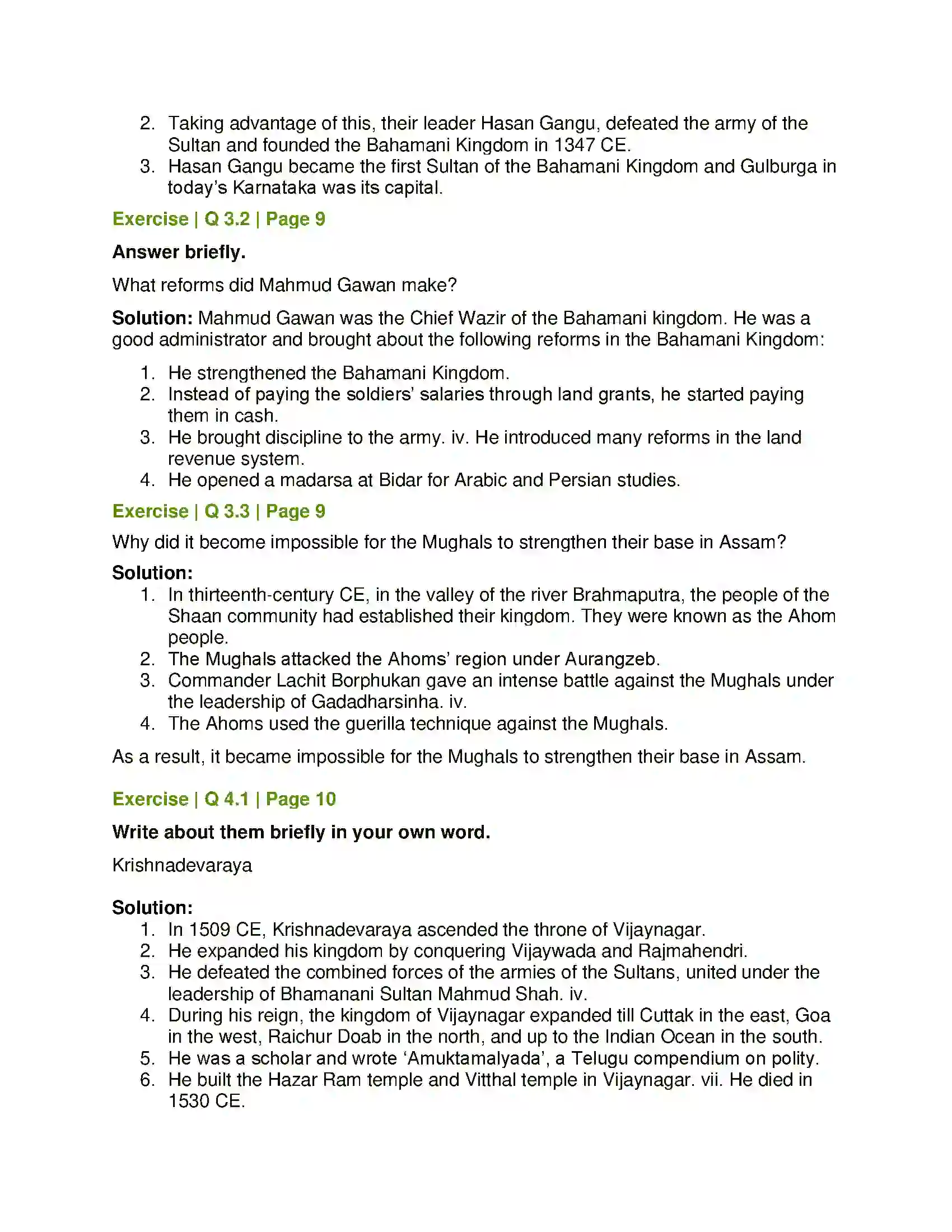 Maharashtra Board Class 7th History and Civics India before the Times of Shivaji Maharaj Solution 3