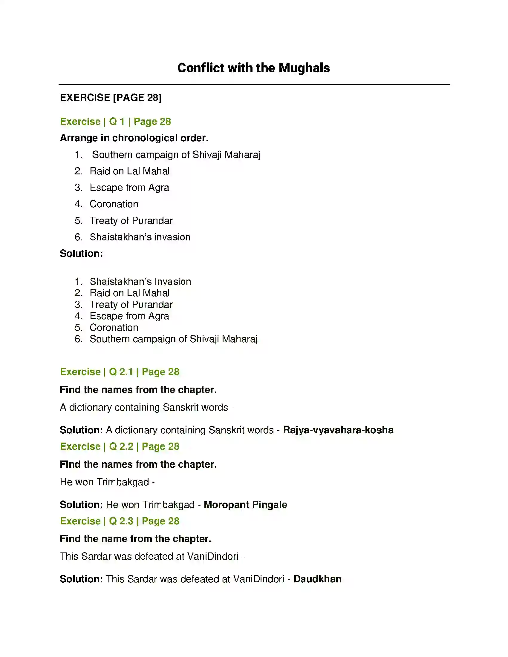 Maharashtra Board Class 7th History and Civics The Foundation of the Swaraj Solution 1