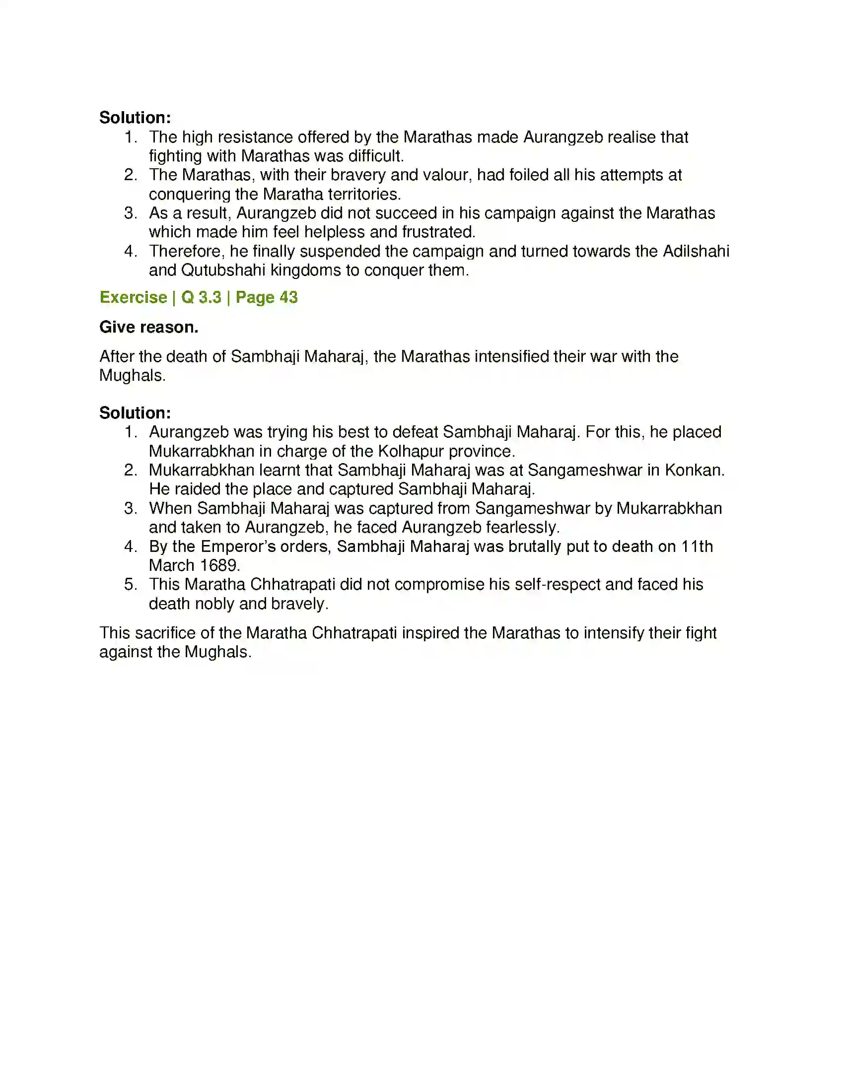 Maharashtra Board Class 7th History and Civics An Ideal Ruler Solution 3