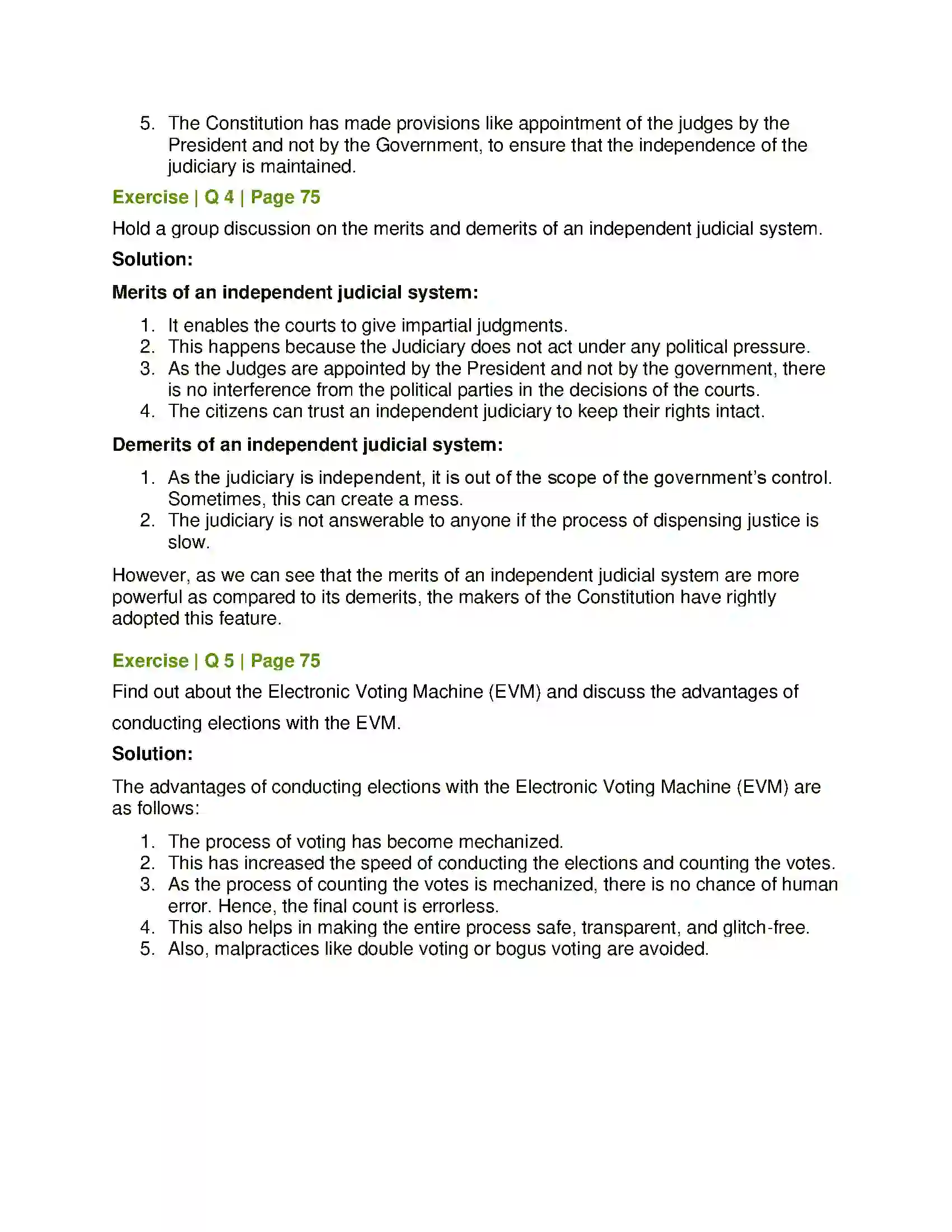 Maharashtra Board Class 7th History and Civics Features of the Constitution Solution 3