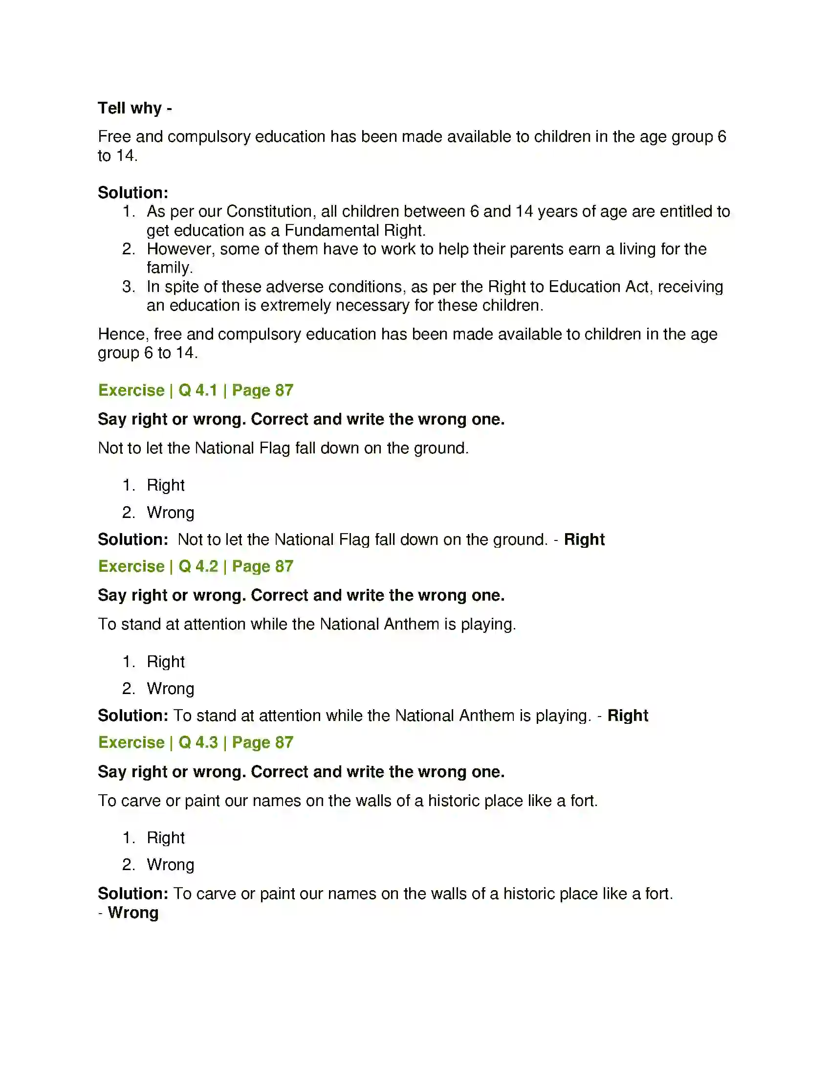 Maharashtra Board Class 7th History and Civics Directive Principles of State Policy and Fundamental Duties Solution 3