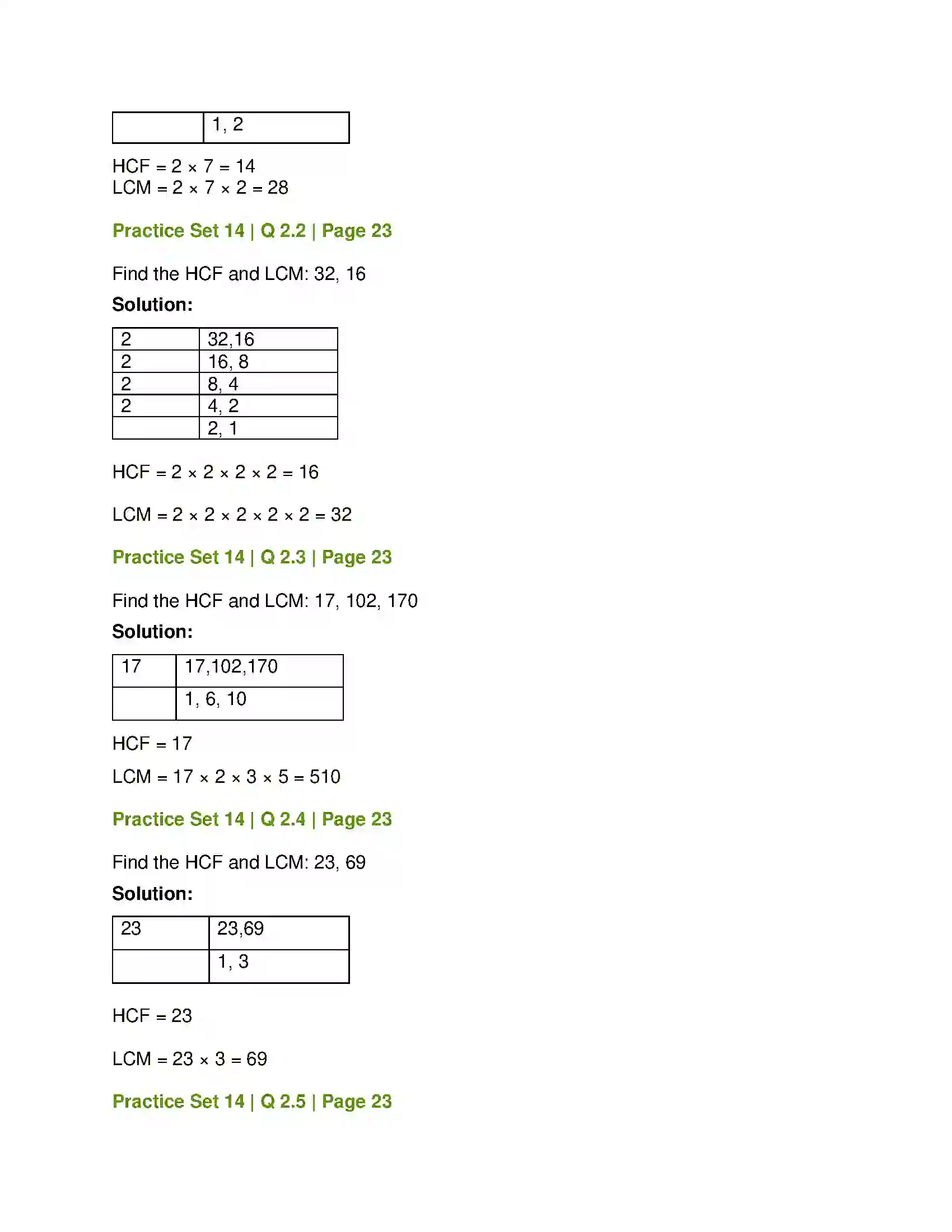 Maharashtra Board Class 7th Mathematics HCF and LCM Solution 15