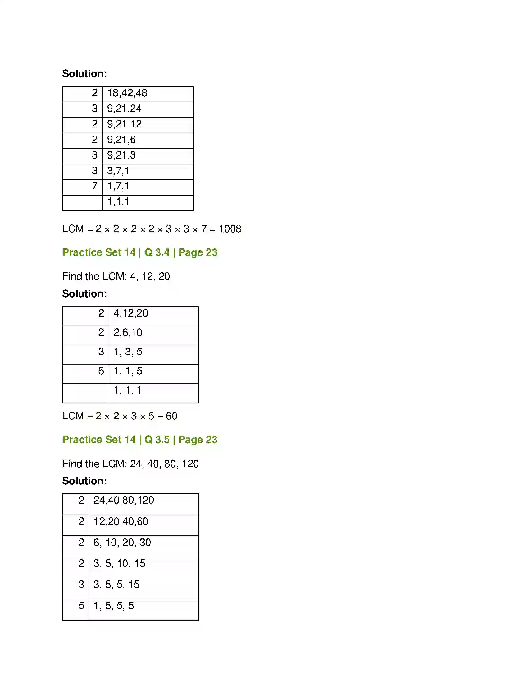 Maharashtra Board Class 7th Mathematics HCF and LCM Solution 17