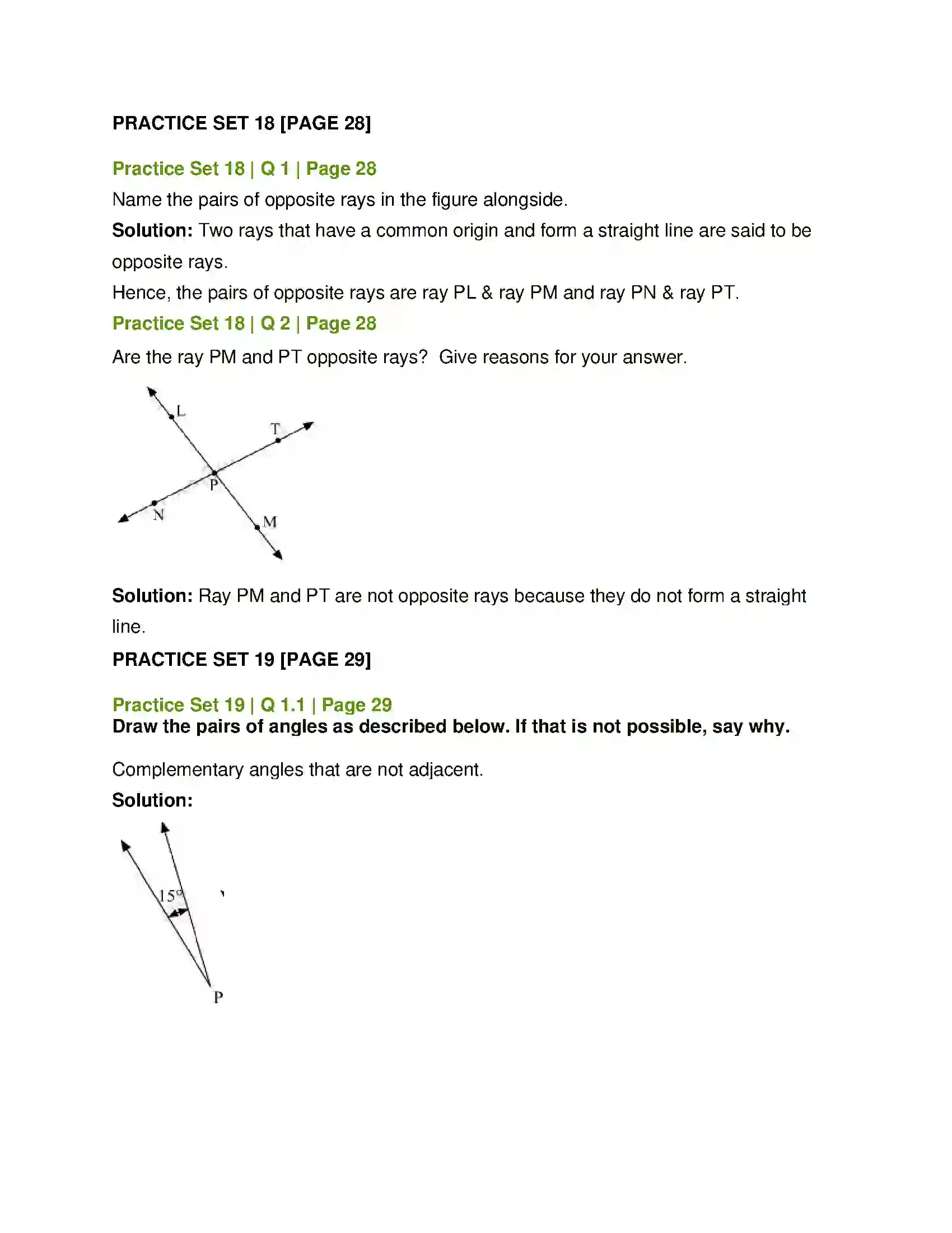 Maharashtra Board Class 7th Mathematics Angles and Pairs of Angles Solution 10