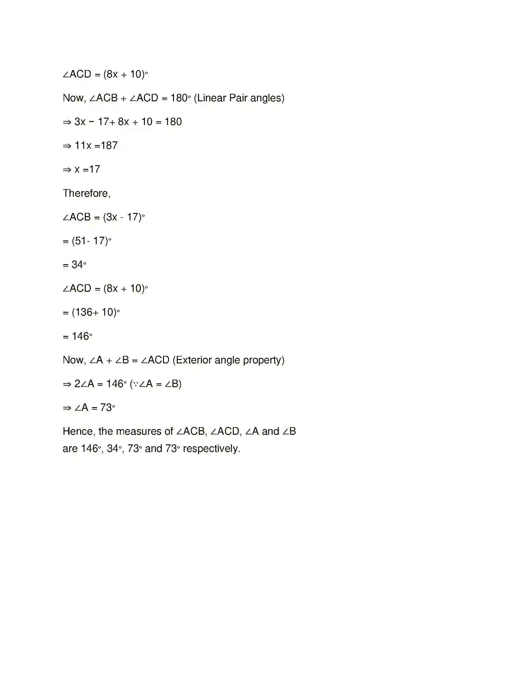 Maharashtra Board Class 7th Mathematics Angles and Pairs of Angles Solution 15