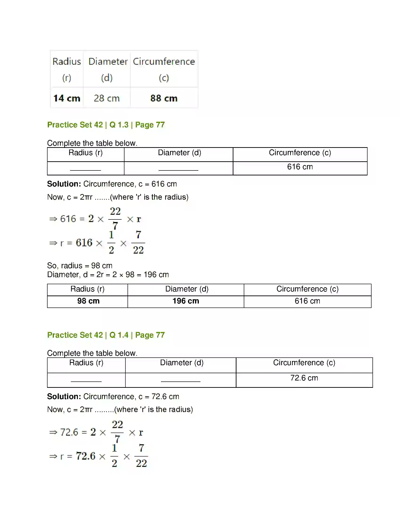 Maharashtra Board Class 7th Mathematics Circle Solution 2