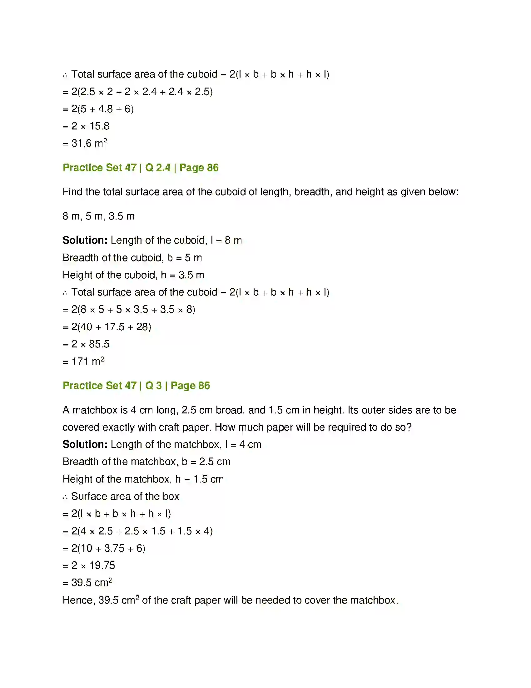 Maharashtra Board Class 7th Mathematics Perimeter and Area Solution 11