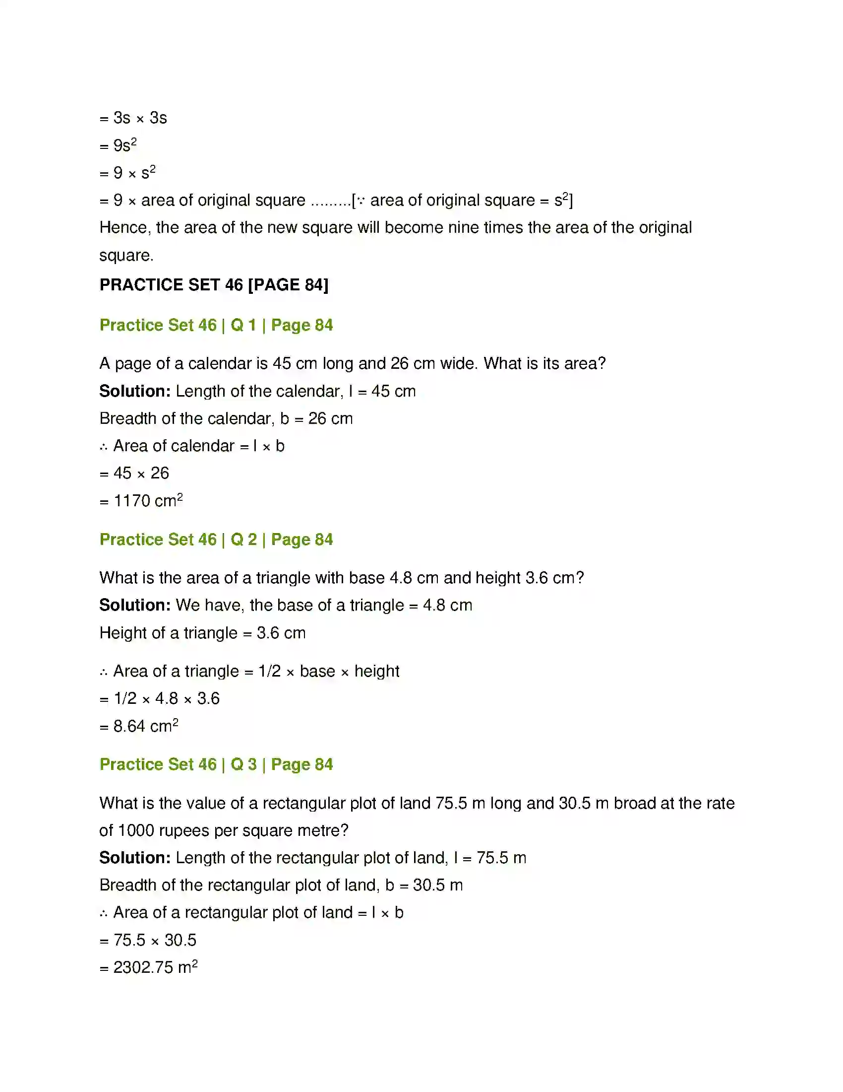 Maharashtra Board Class 7th Mathematics Perimeter and Area Solution 5
